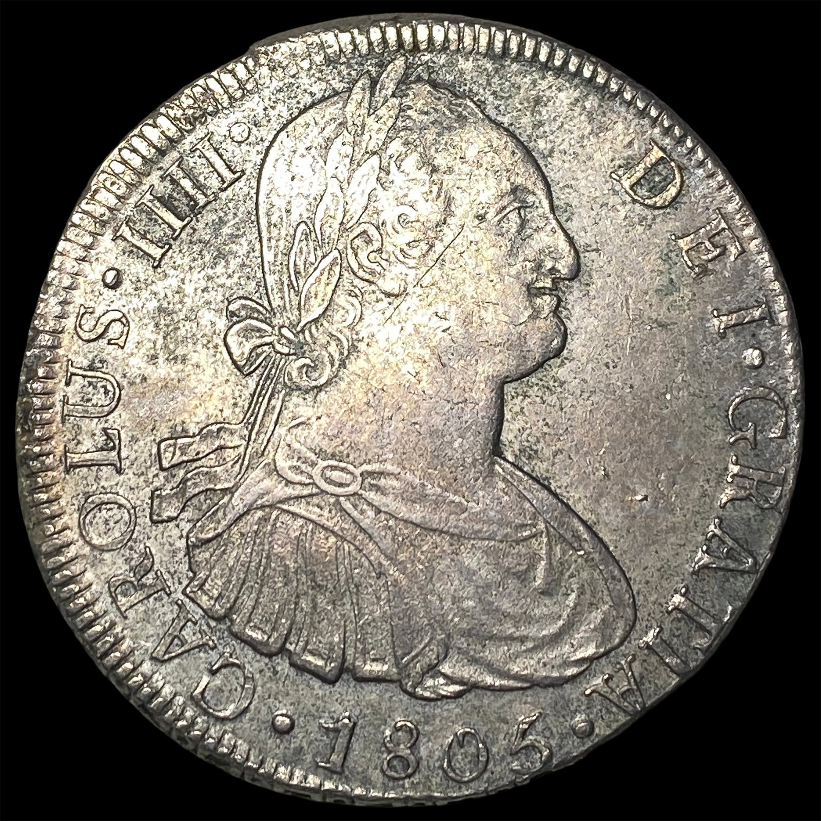 1803LIMAE JP Peru Silver 8 Reales CLOSELY UNCIRCULATED (1 of 2)