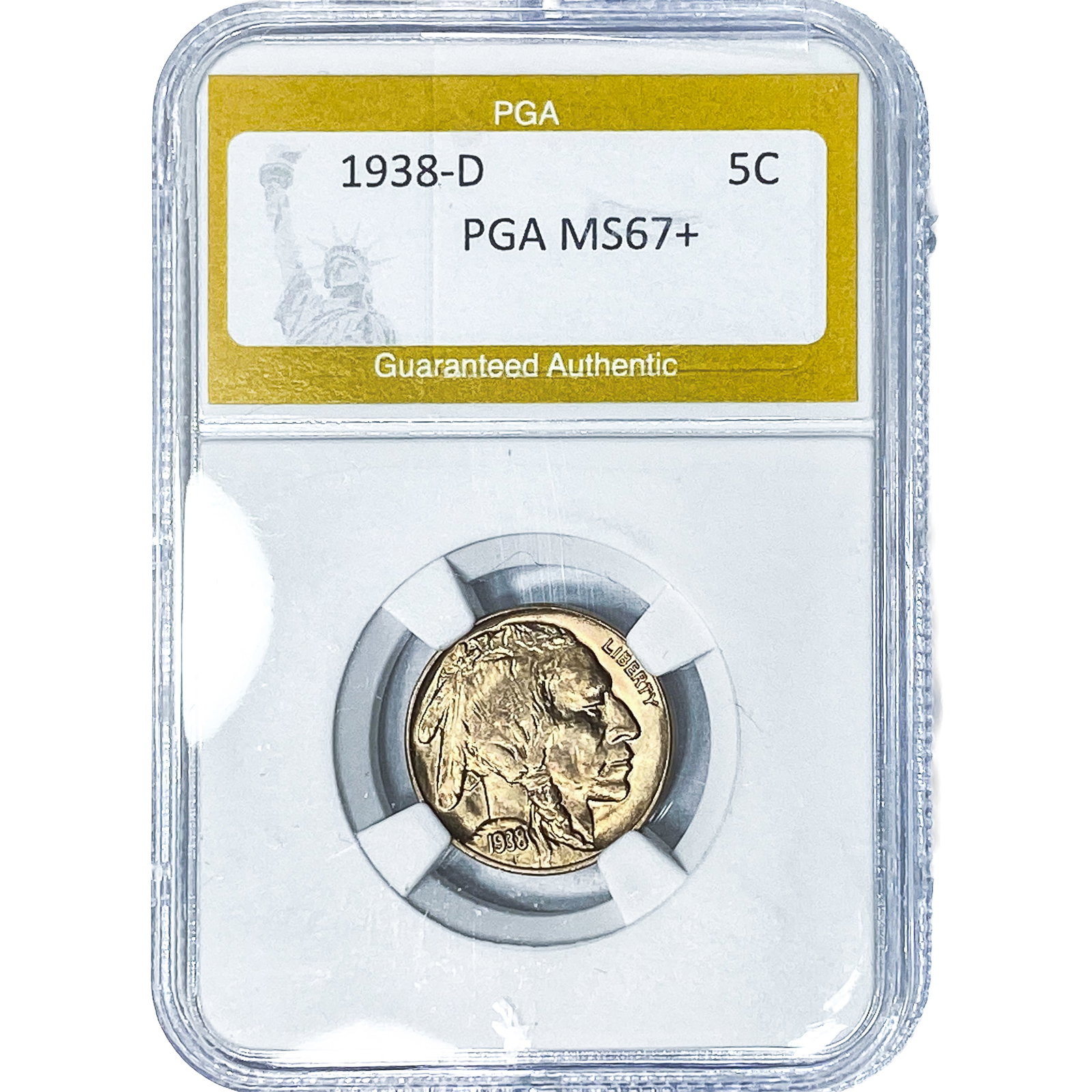 1938-D Buffalo Nickel PGA MS67+ (1 of 2)