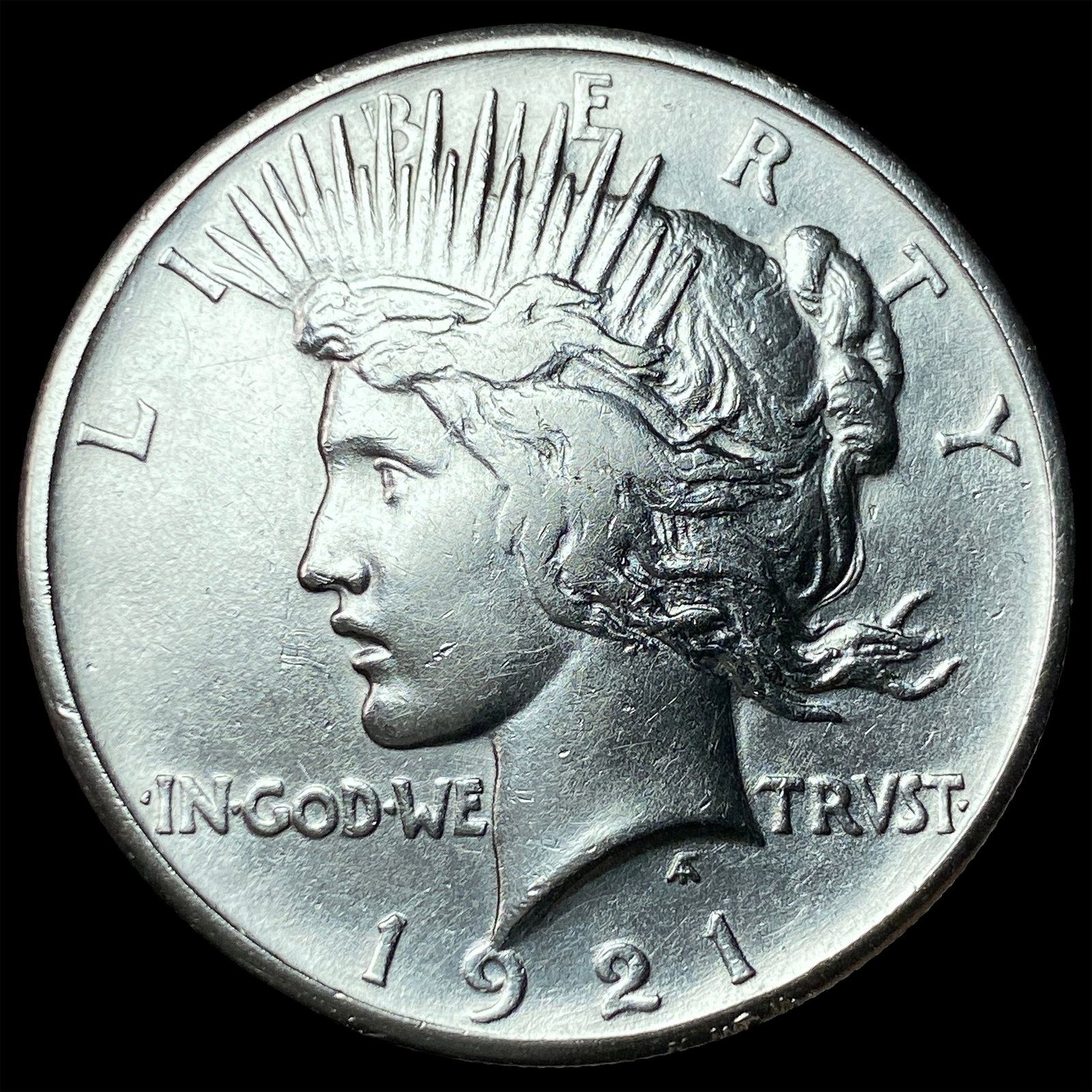 1921 Silver Peace Dollar CLOSELY UNCIRCULATED: 1921 Silver Peace Dollar CLOSELY UNCIRCULATED