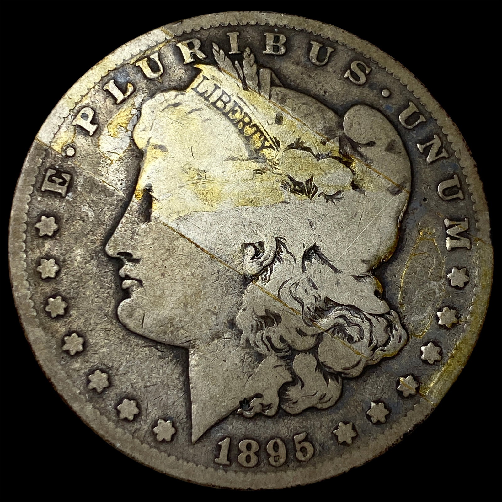 1895-S Silver Morgan Dollar NICELY CIRCULATED: 1895-S Silver Morgan Dollar NICELY CIRCULATED
