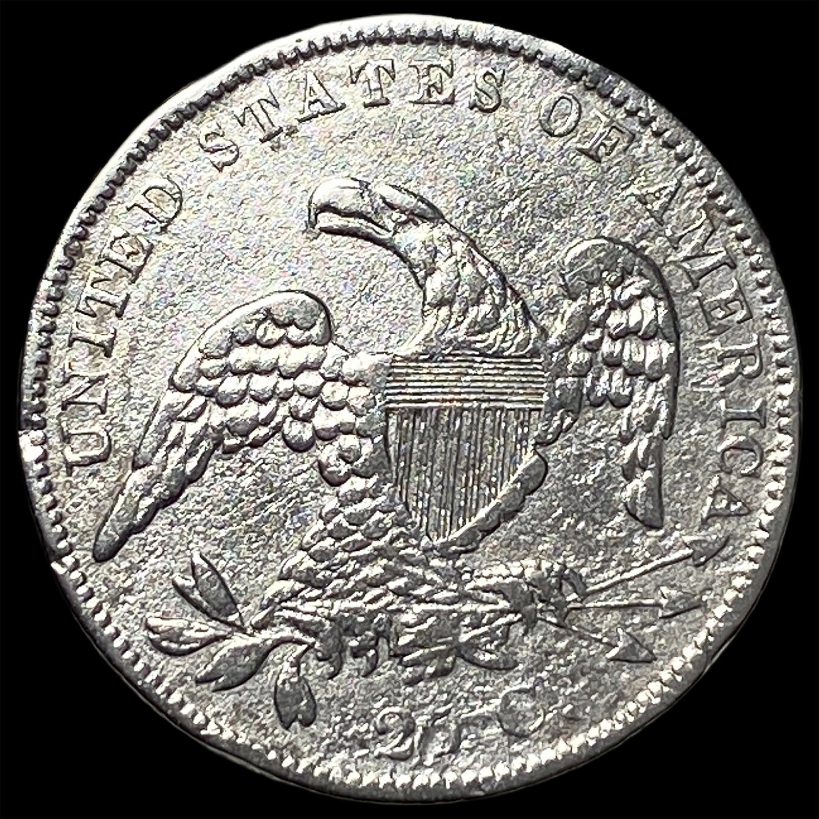 1838 Silver Capped Bust Quarter CLOSELY UNCIRCULATED - 2