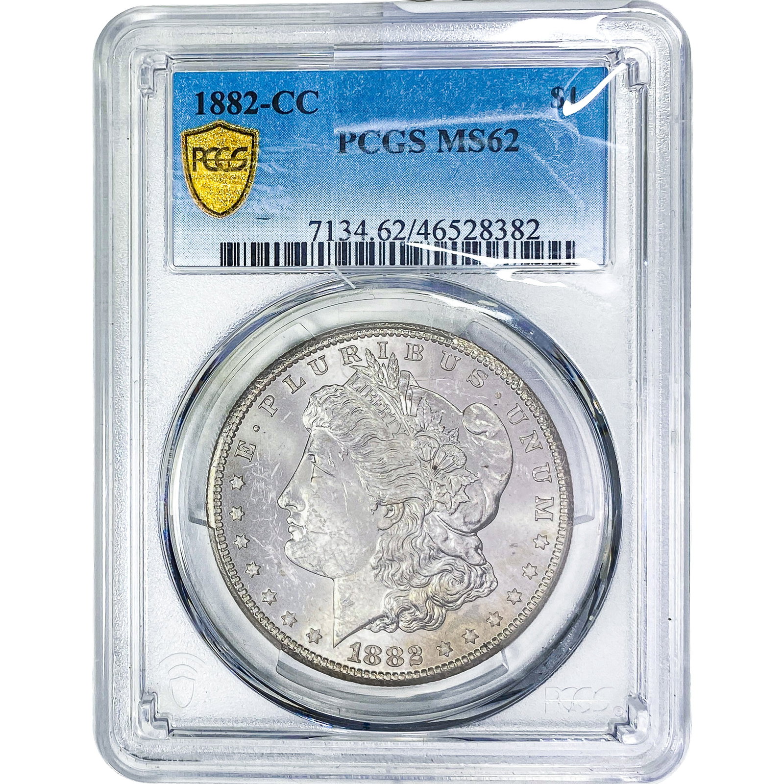 1882-CC Morgan Silver Dollar PCGS MS62 (1 of 2)