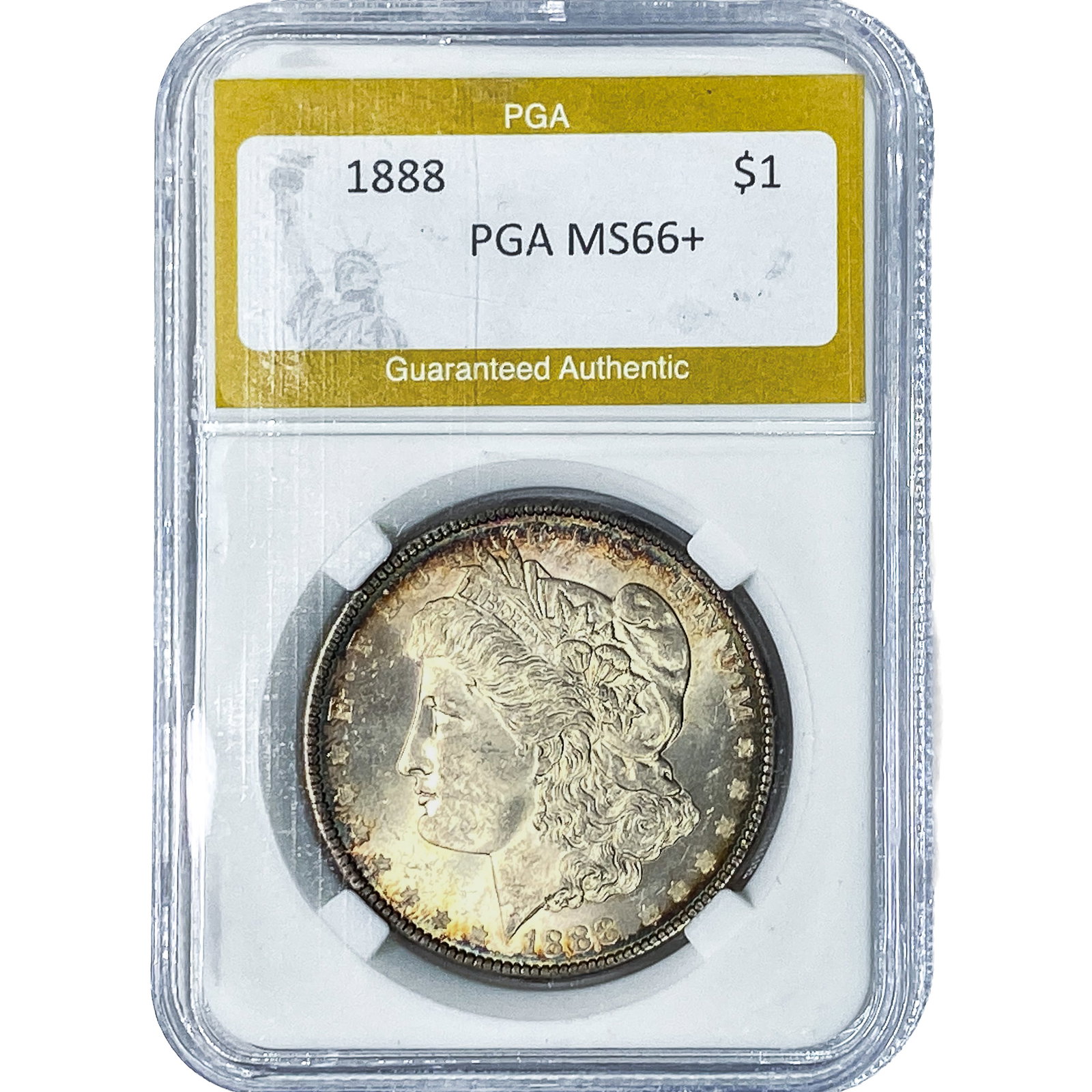 1888 Morgan Silver Dollar PGA MS66+: 1888 Morgan Silver Dollar PGA MS66+