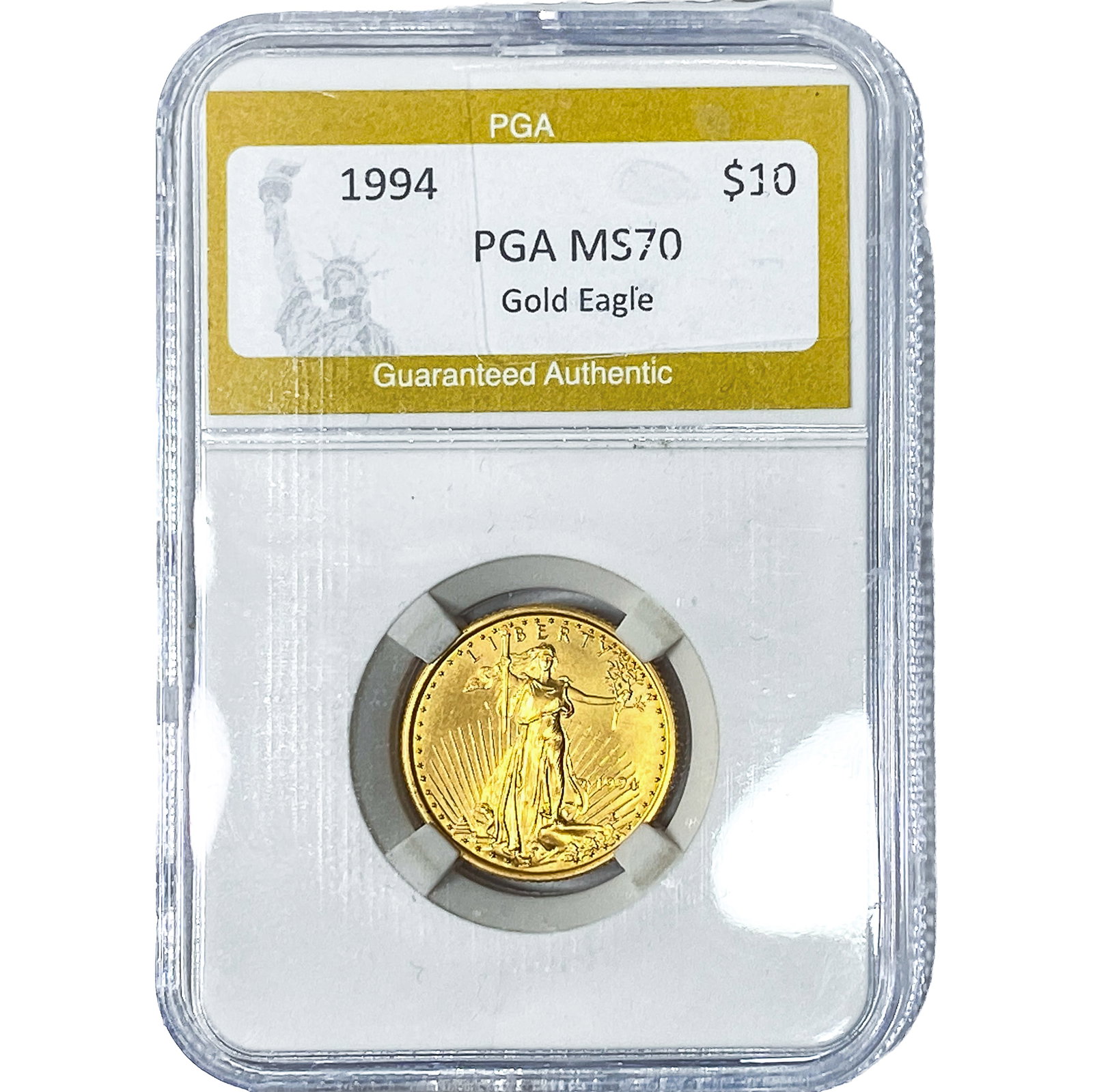 1994 $10 Gold American Eagle 1/4oz PGA MS70: 1994 $10 Gold American Eagle 1/4oz PGA MS70