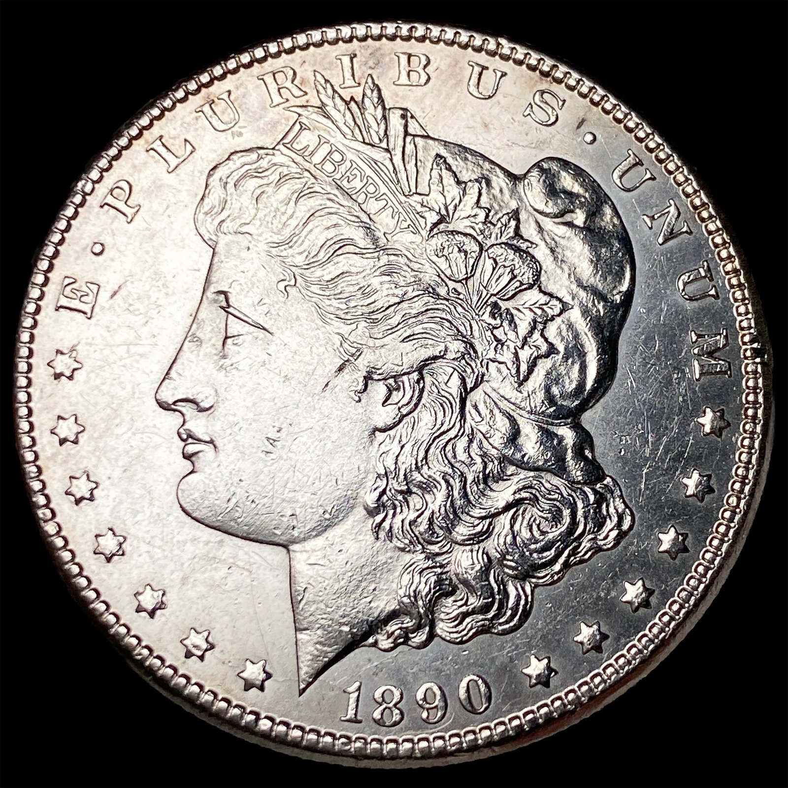 1890-CC Silver Morgan Dollar UNCIRCULATED: 1890-CC Silver Morgan Dollar UNCIRCULATED