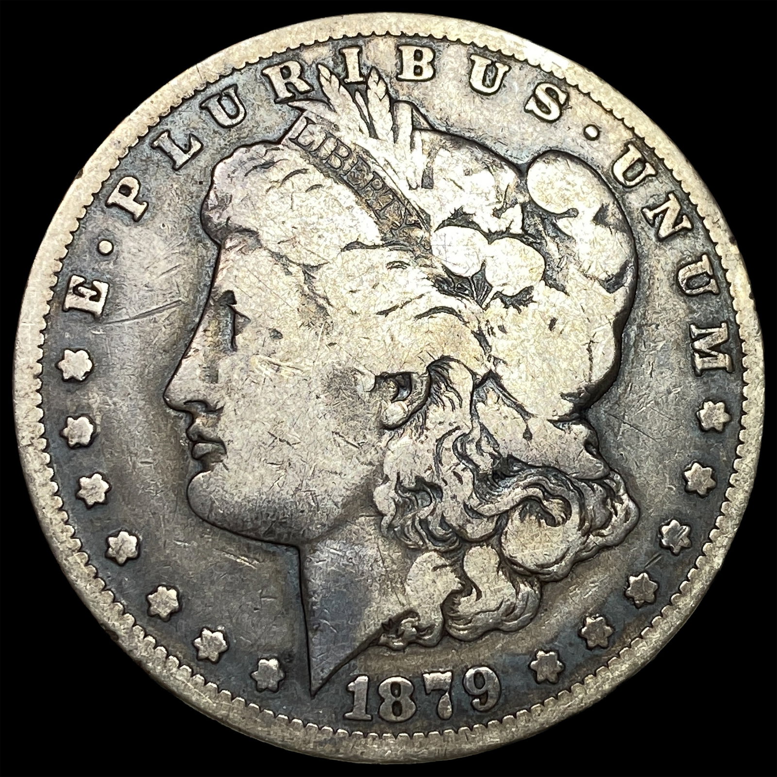 1879-CC Silver Morgan Dollar LIGHTLY CIRCULATED: 1879-CC Silver Morgan Dollar LIGHTLY CIRCULATED