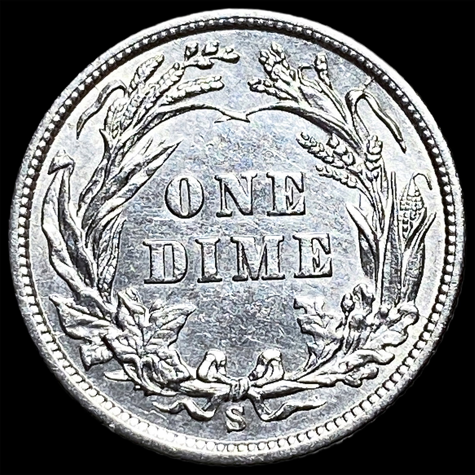 1900-S Silver Barber Dime UNCIRCULATED - 2