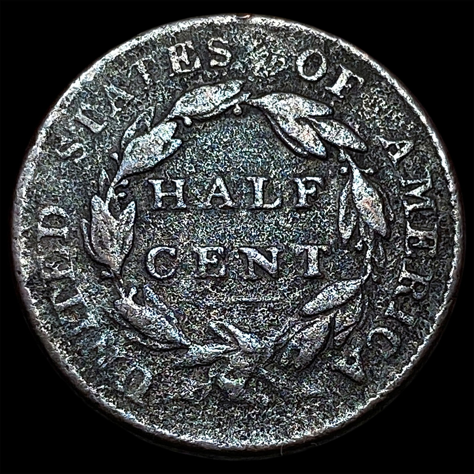 1826 Classic Head Half Cent ABOUT UNCIRCULATED - 2