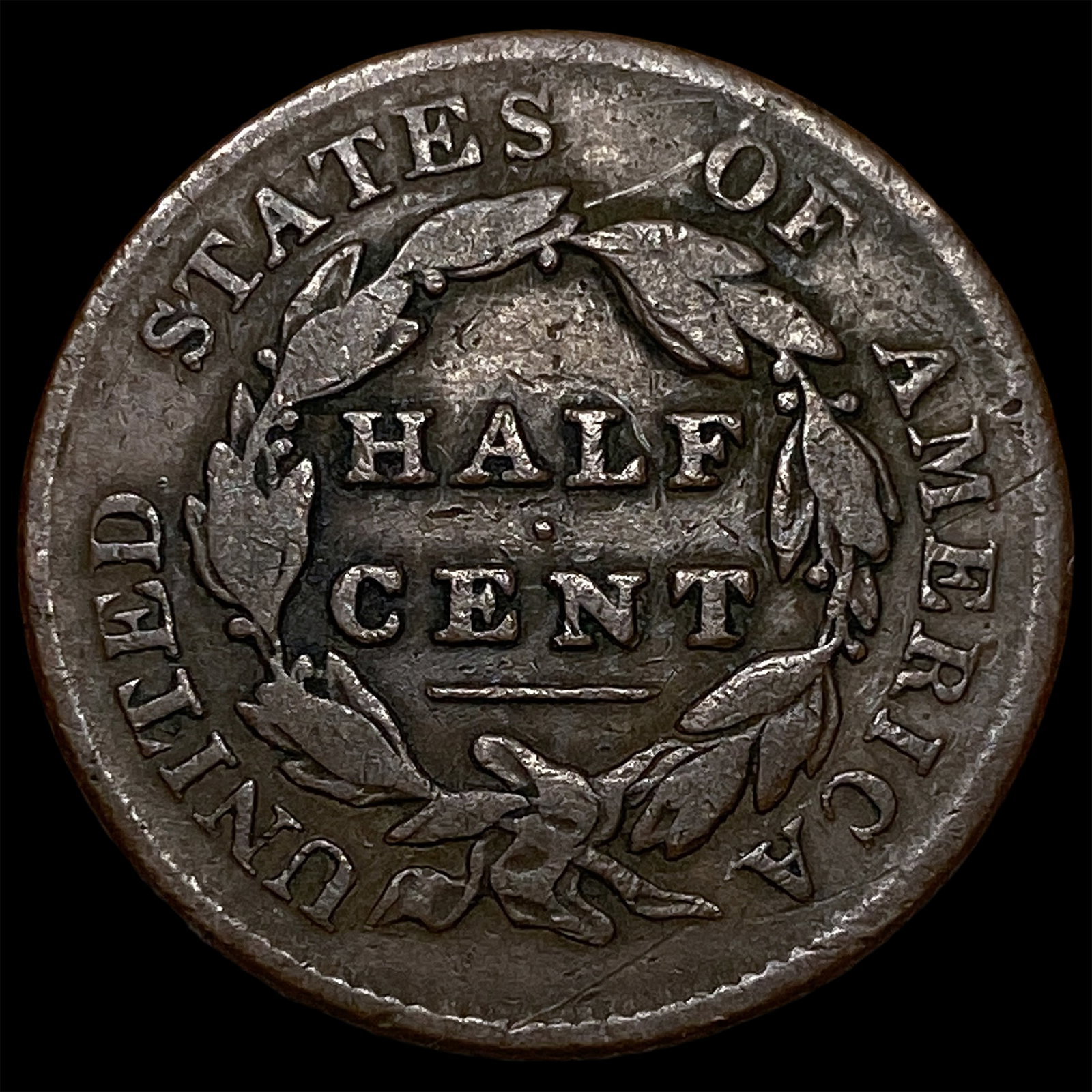 1829 Classic Head Half Cent ABOUT UNCIRCULATED - 2