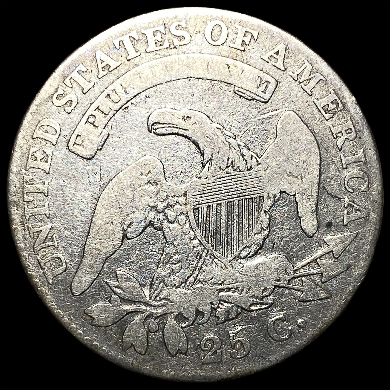 1821 Capped Bust Quarter LIGHTLY CIRCULATED - 2