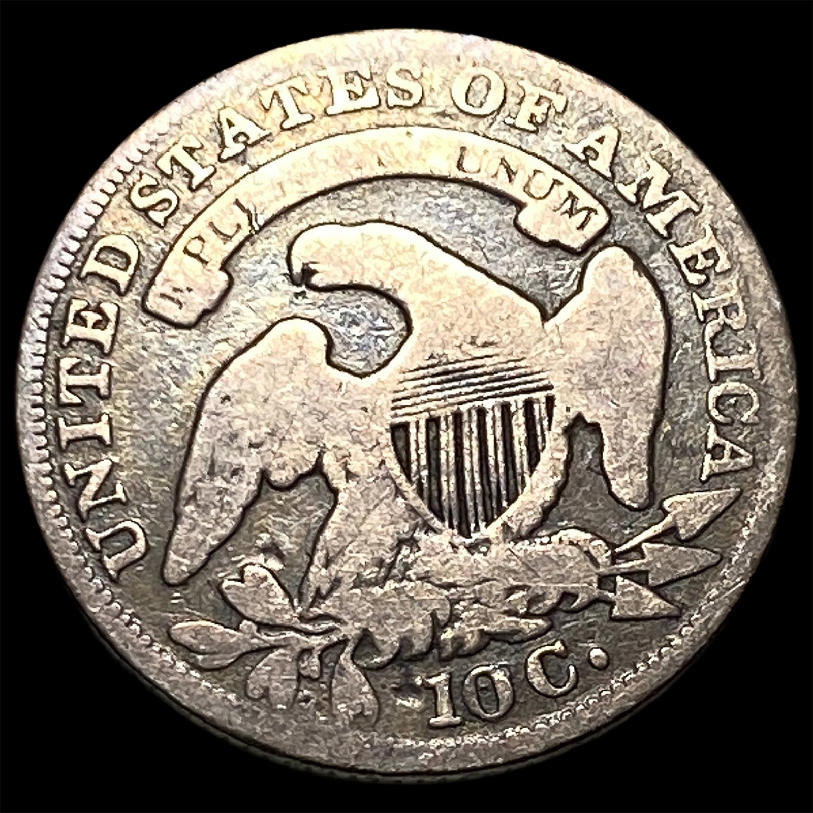 1835 Capped Bust Dime LIGHTLY CIRCULATED - 2