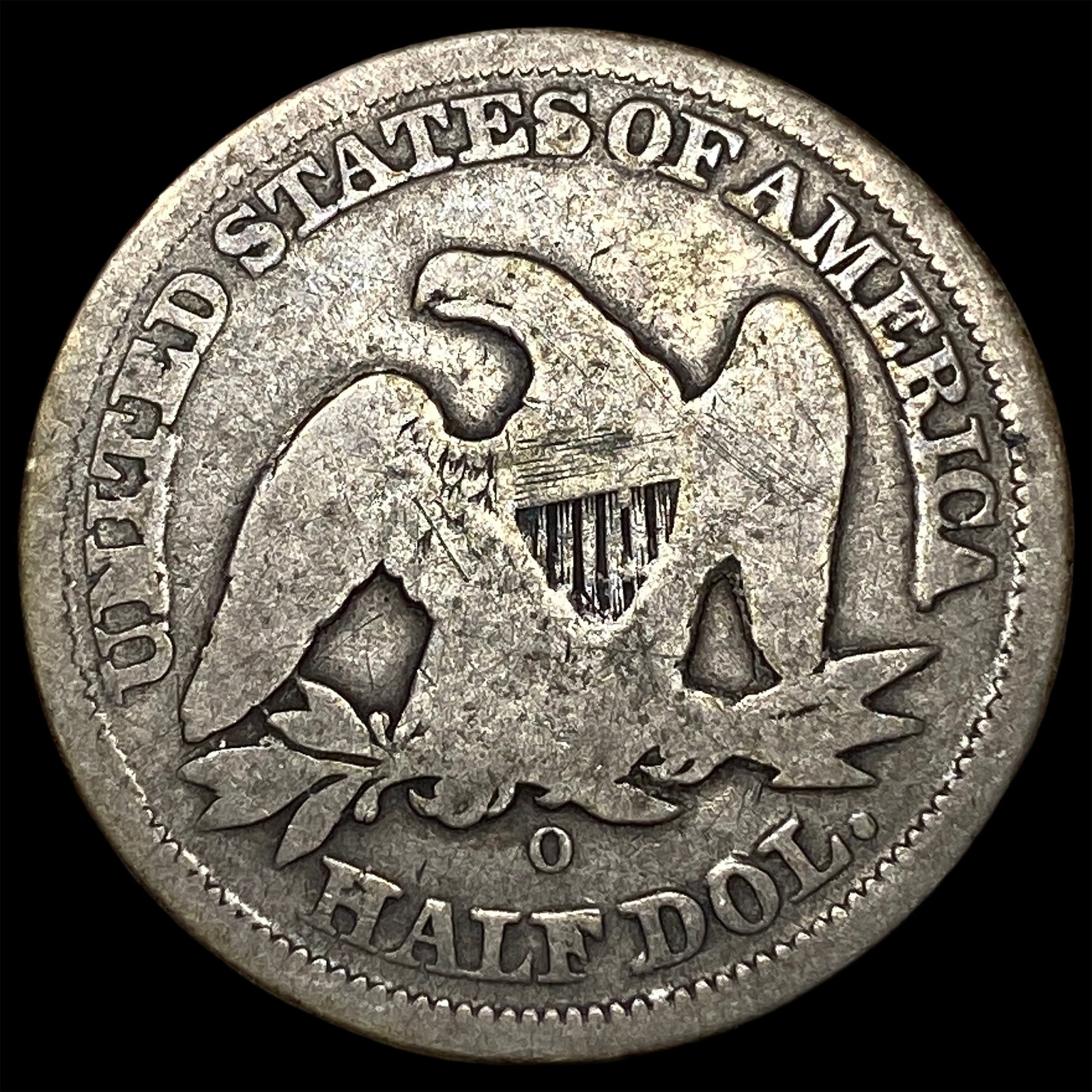 1854-O Silver Half Dollar LIGHTLY CIRCULATED - 2