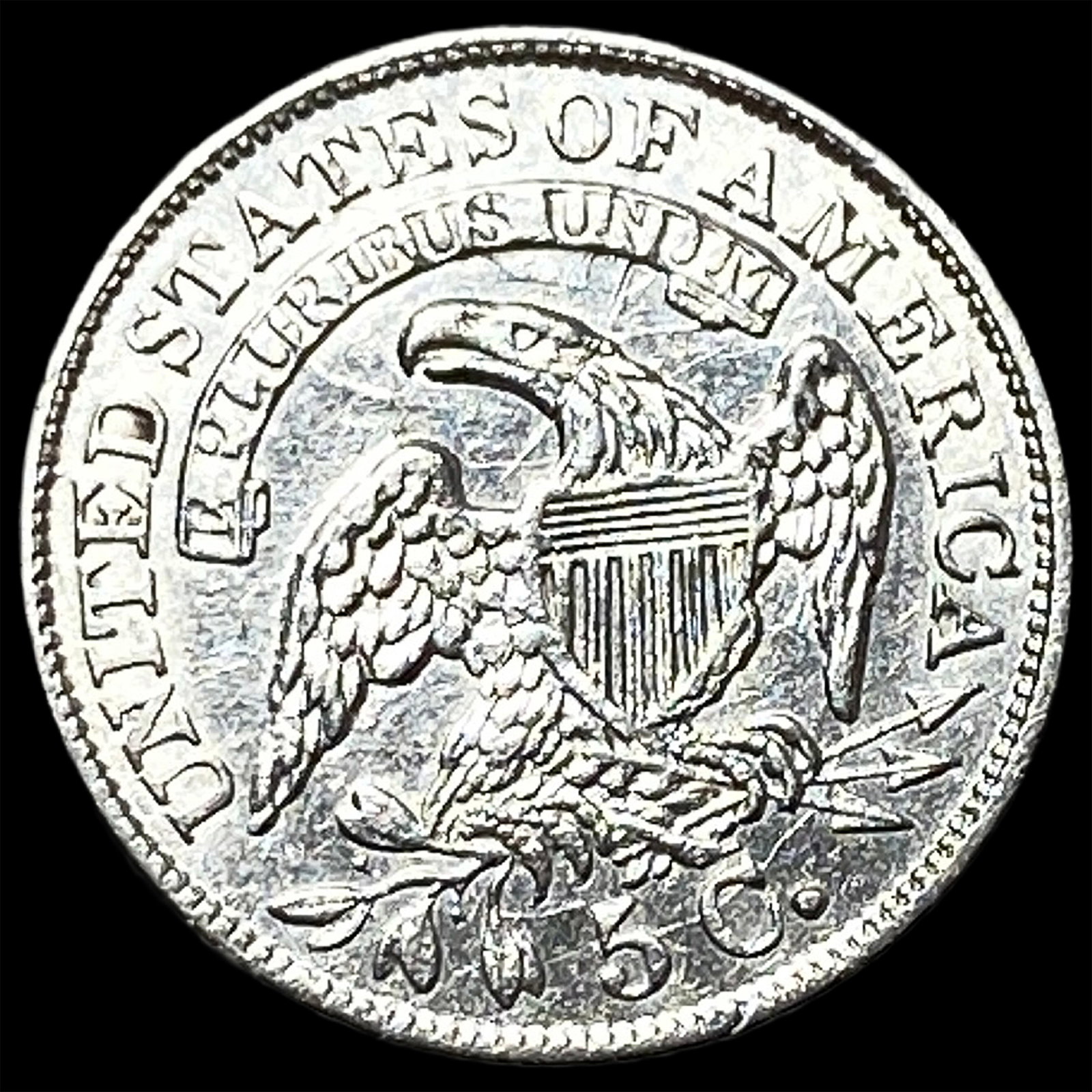 1833 Capped Bust Half Dime CLOSELY UNCIRCULATED - 2