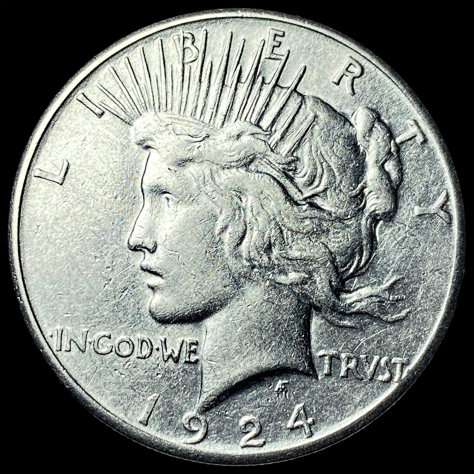 1924-S Peace Silver Dollar UNCIRCULATED: 1924-S Peace Silver Dollar UNCIRCULATED