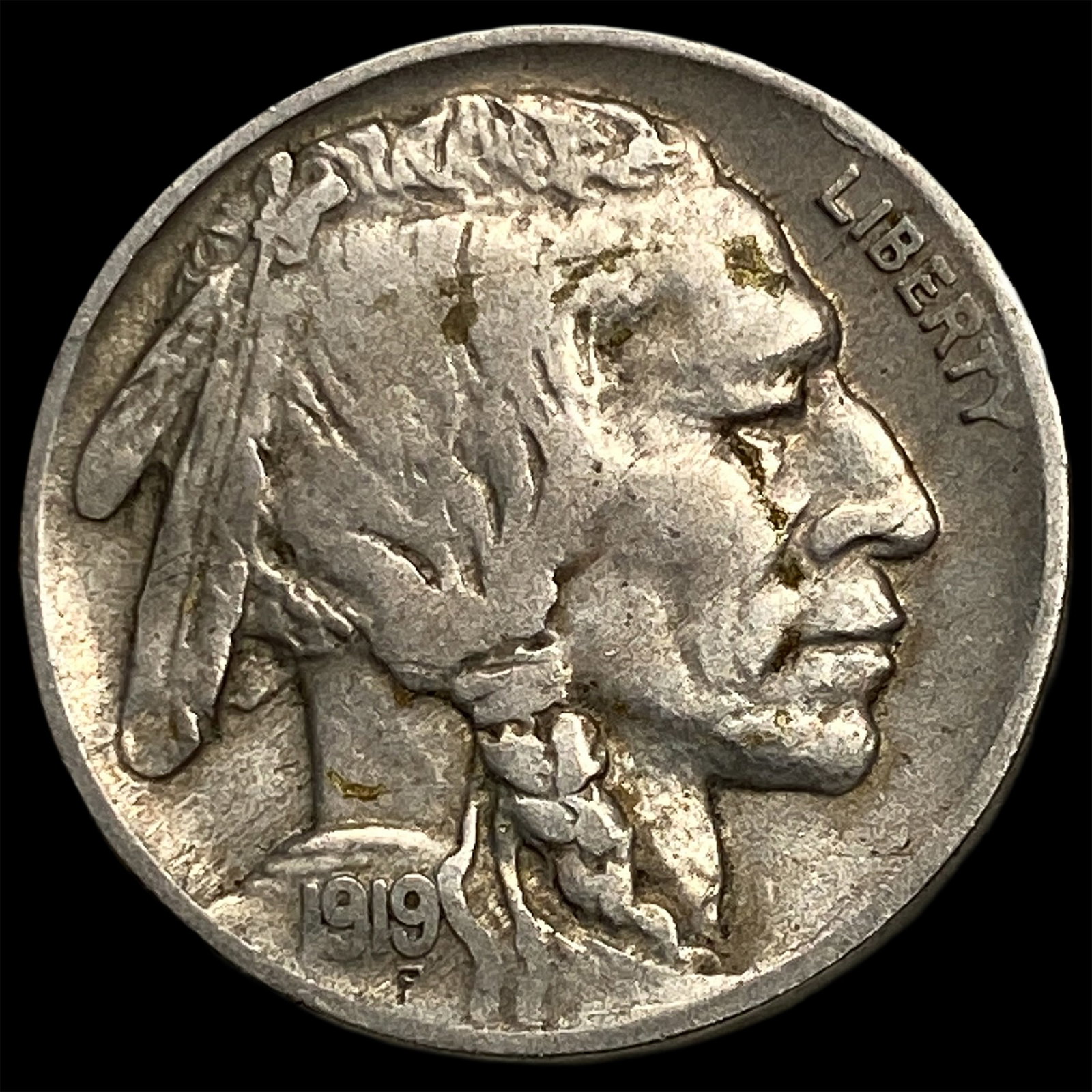 1919-D Buffalo Nickel NEARLY UNCIRCULATED: 1919-D Buffalo Nickel NEARLY UNCIRCULATED
