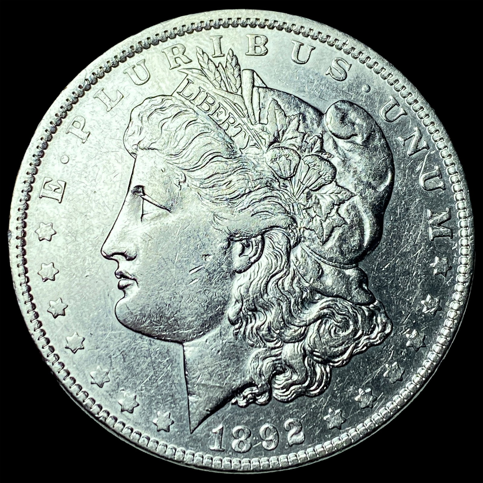 1892 Silver Morgan Dollar UNCIRCULATED: 1892 Silver Morgan Dollar UNCIRCULATED