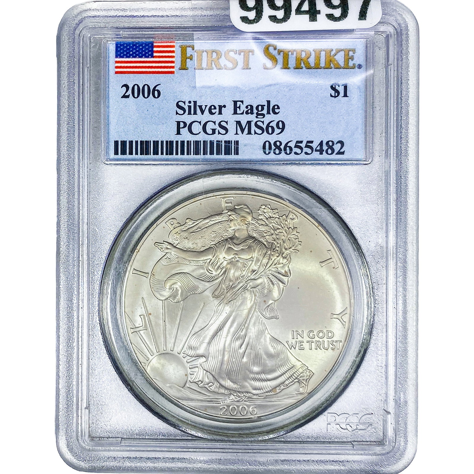2006 Silver Eagle PCGS MS69 (1 of 2)