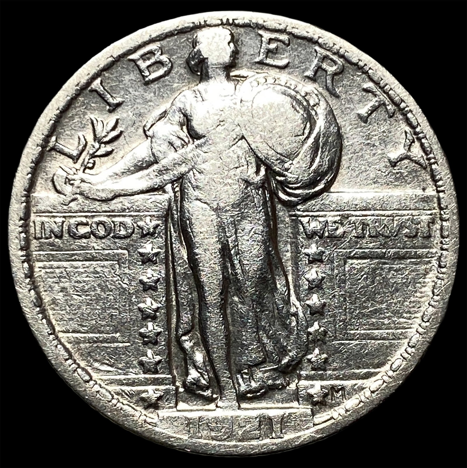 1921 Standing Liberty Quarter CLOSELY UNCIRCULATED (1 of 2)