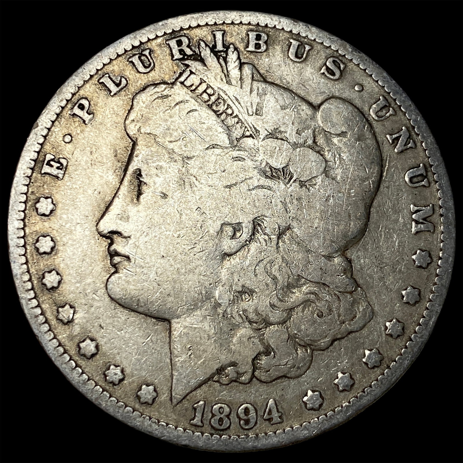 1894-O Silver Morgan Dollar LIGHTLY CIRCULATED: 1894-O Silver Morgan Dollar LIGHTLY CIRCULATED