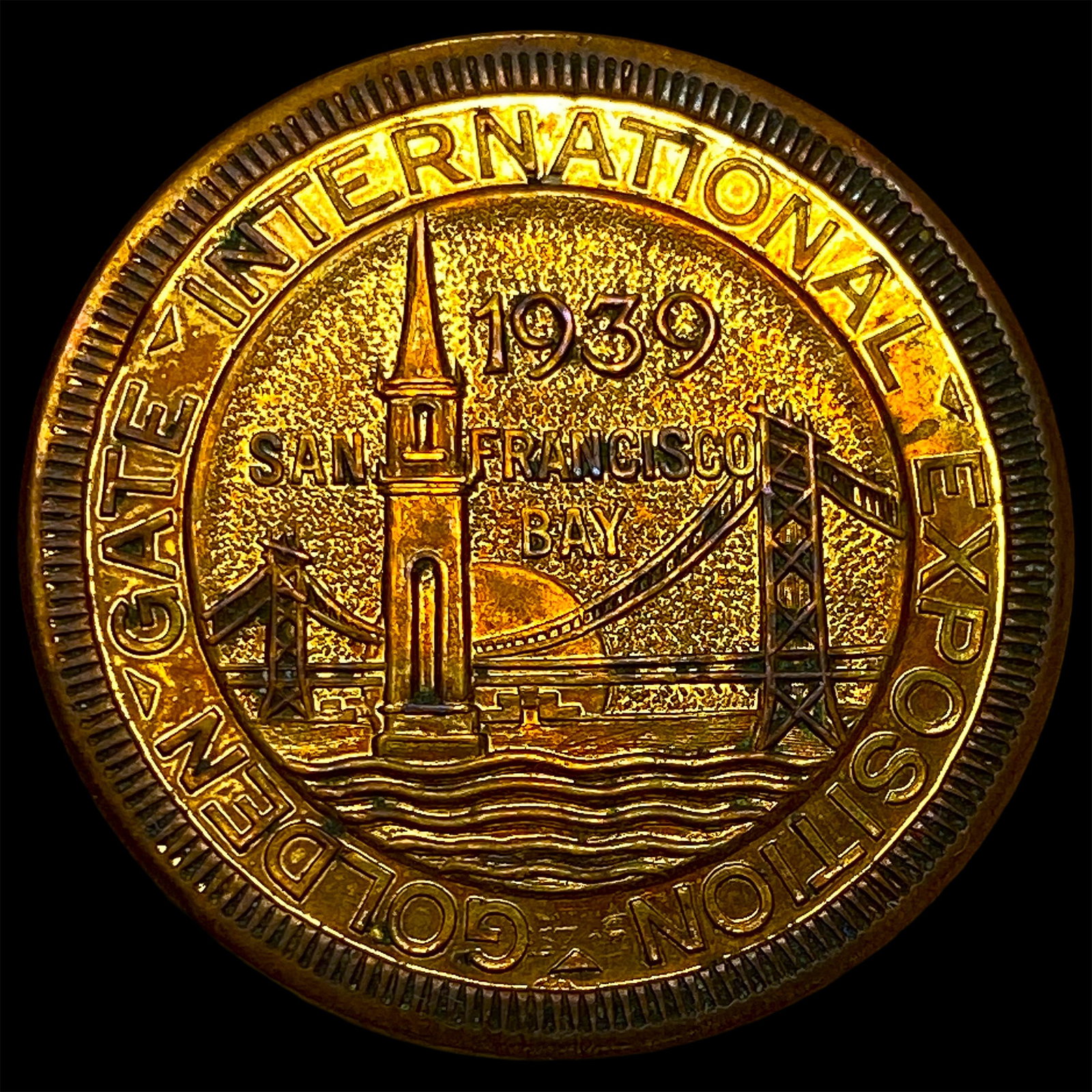 1939 Golden Gate International Exposition Token UNCIRCULATED (1 of 2)