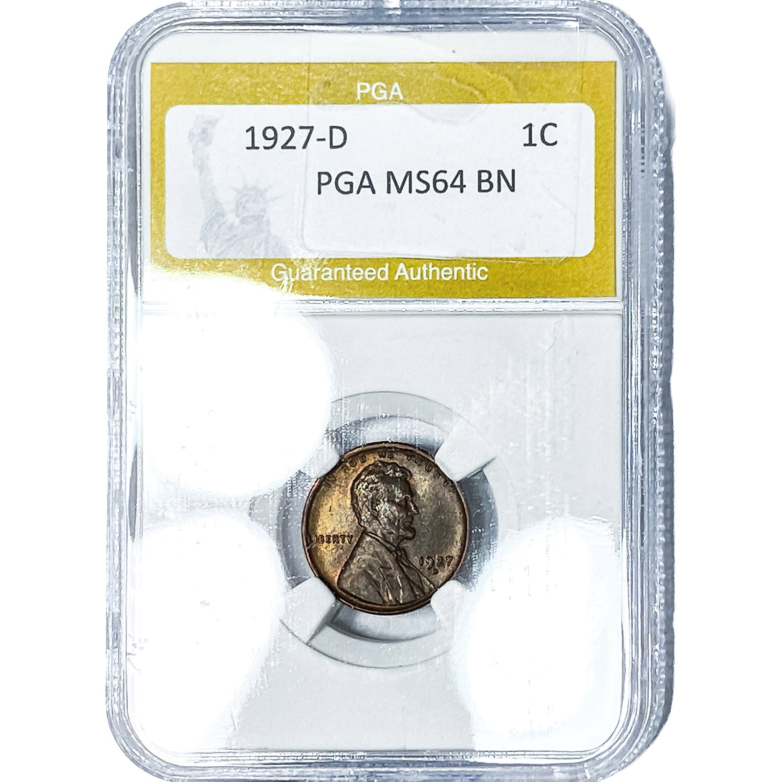 1927-D Wheat Cent PGA MS64BN (1 of 2)