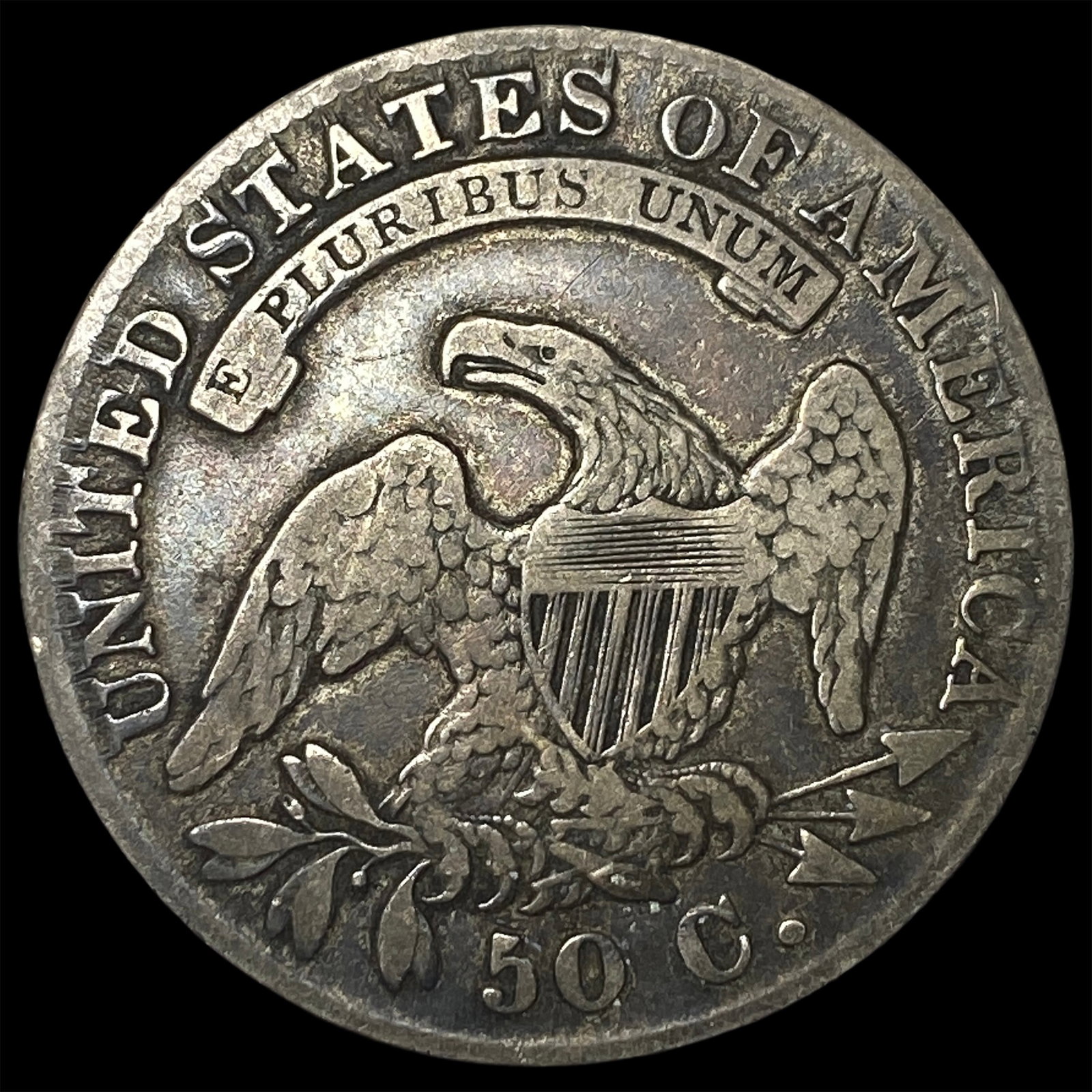 1832 Capped Bust Half Dollar LIGHTLY CIRCULATED - 2
