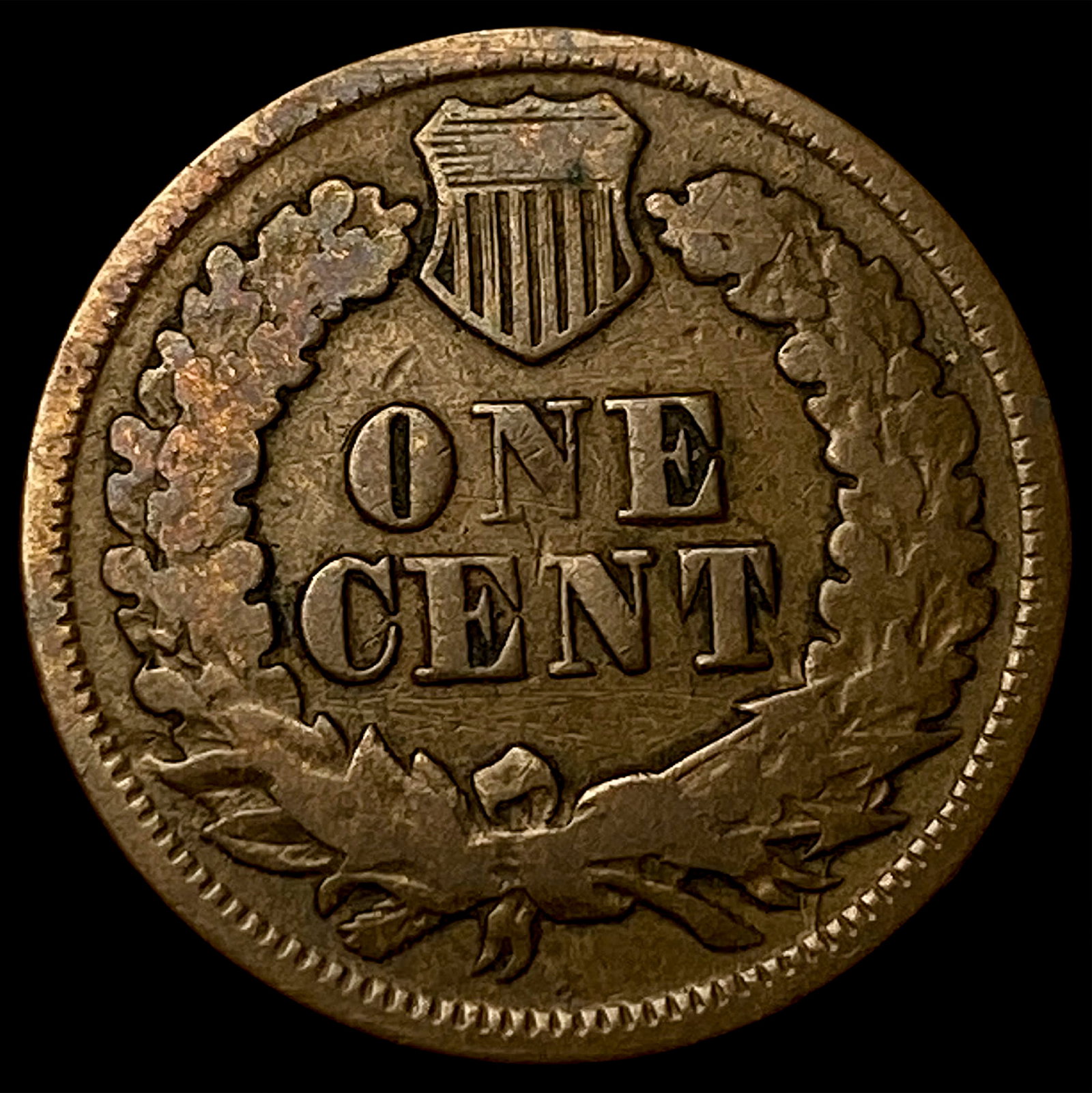 1869 Indian Head Cent NICELY CIRCULATED - 2