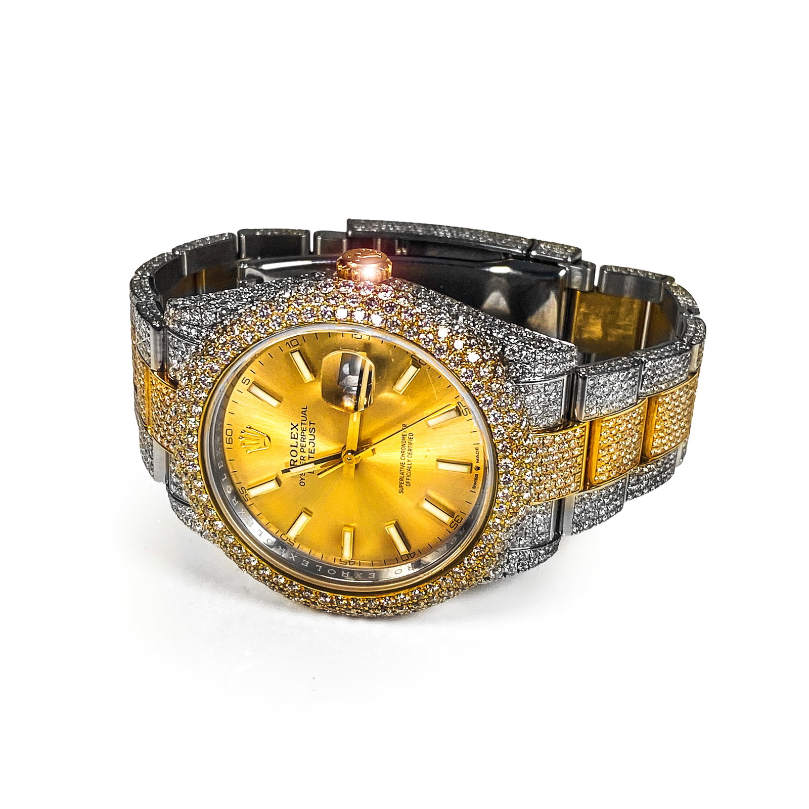 Gold, Silver, and Diamond Rolex: Gold, Silver, and Diamond Rolex