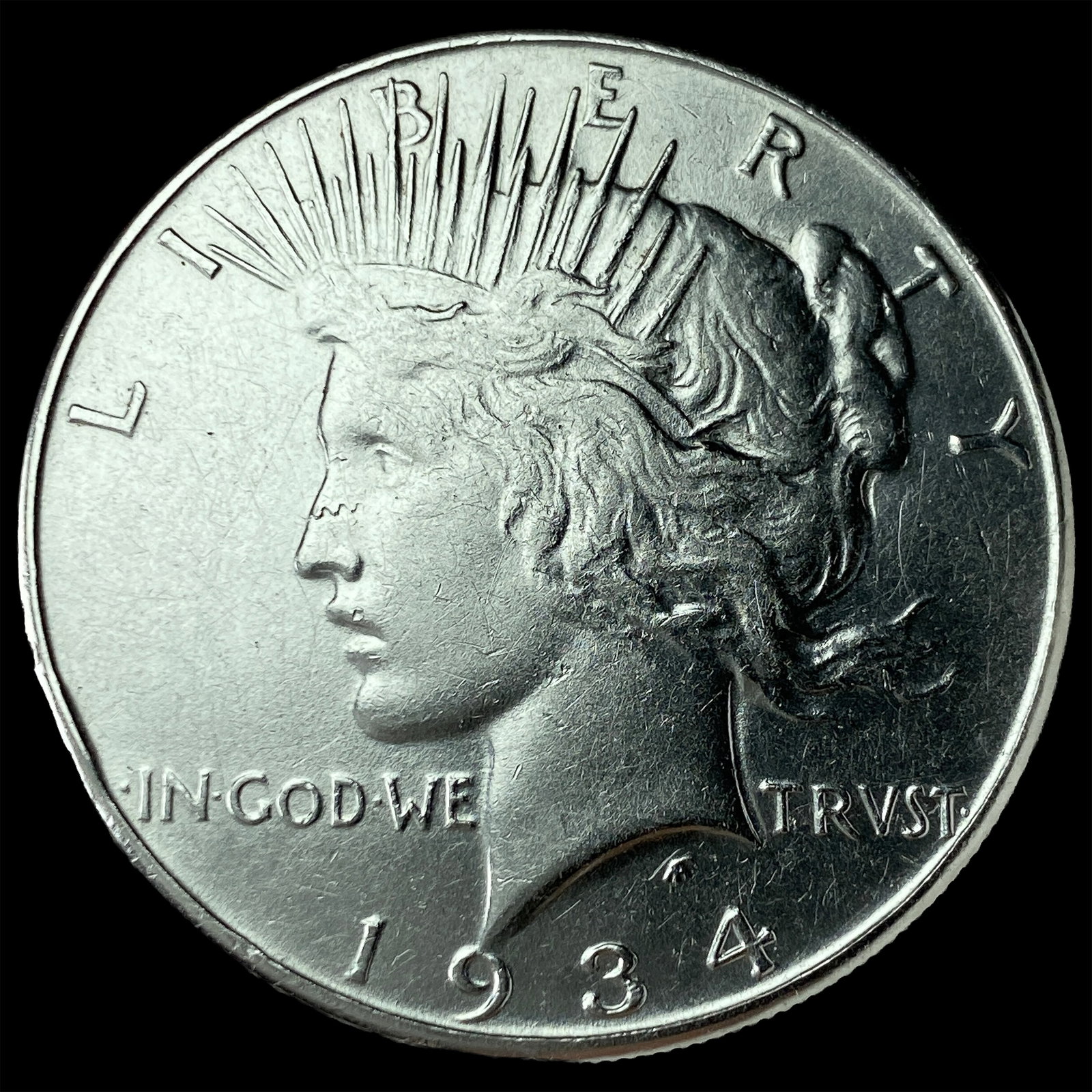 1934 Silver Peace Dollar UNCIRCULATED: 1934 Silver Peace Dollar UNCIRCULATED