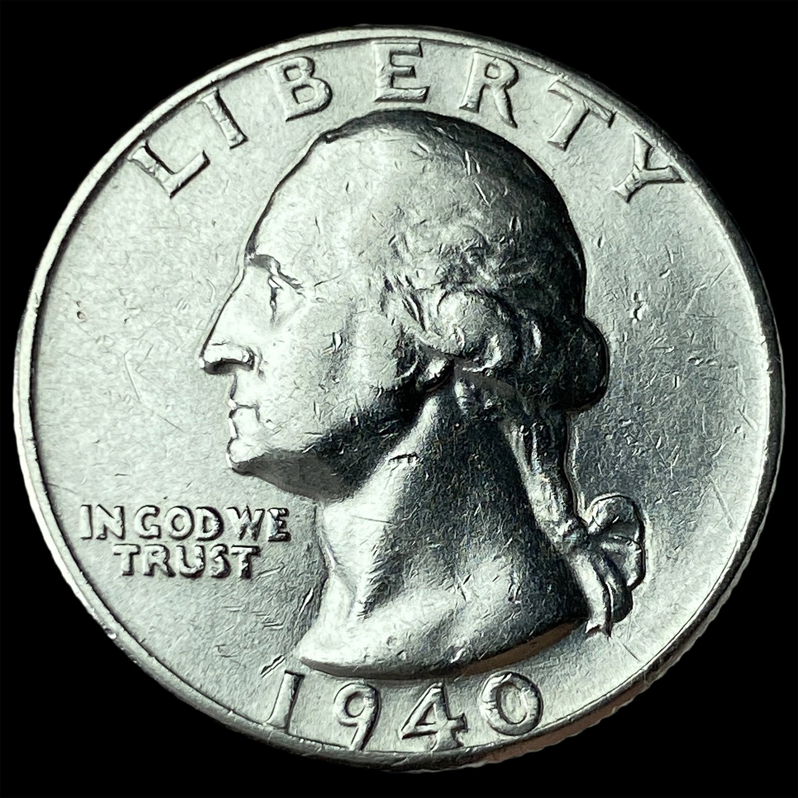 1940 Silver Washington Quarter UNCIRCULATED: 1940 Silver Washington Quarter UNCIRCULATED