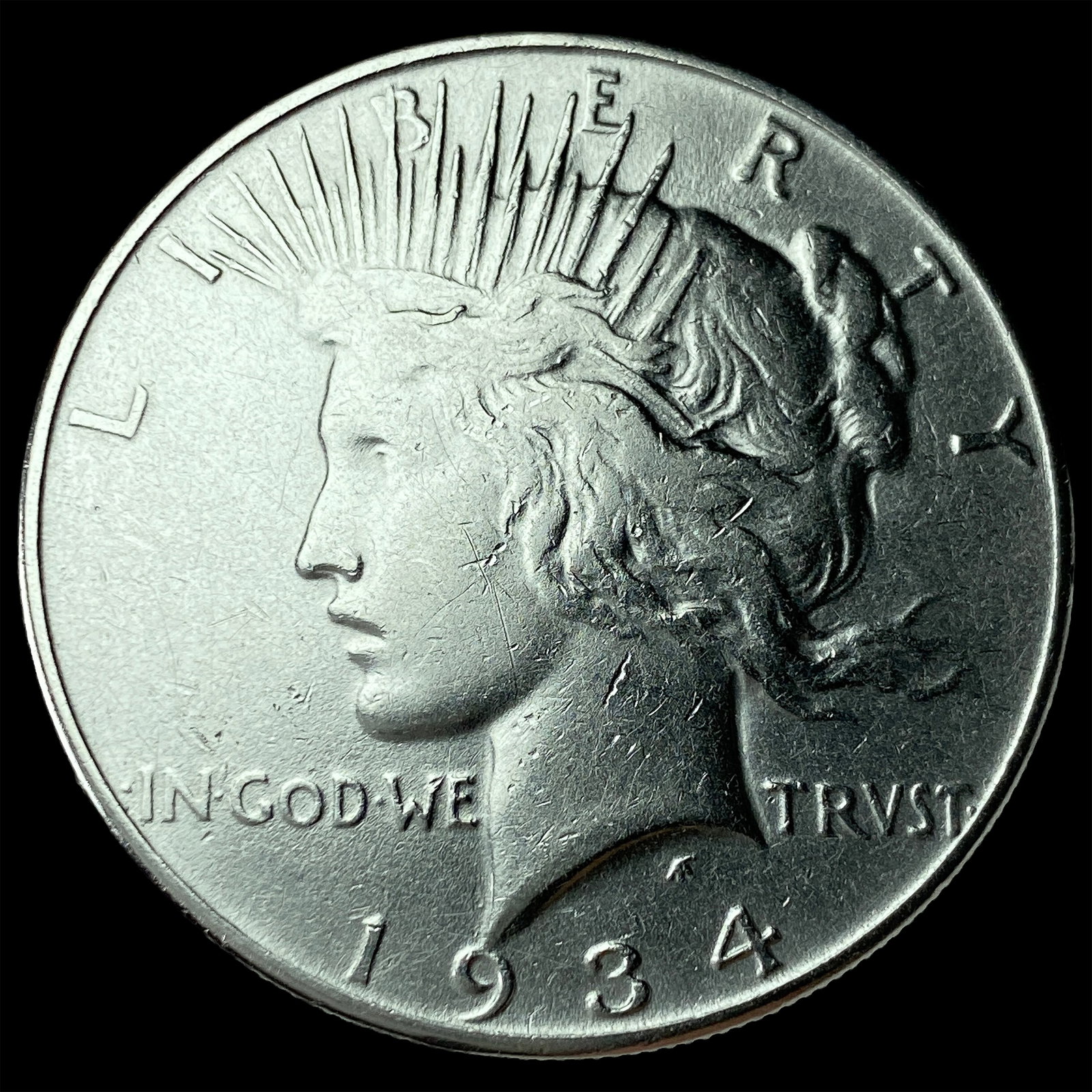 1934 Peace Silver Dollar UNCIRCULATED: 1934 Peace Silver Dollar UNCIRCULATED