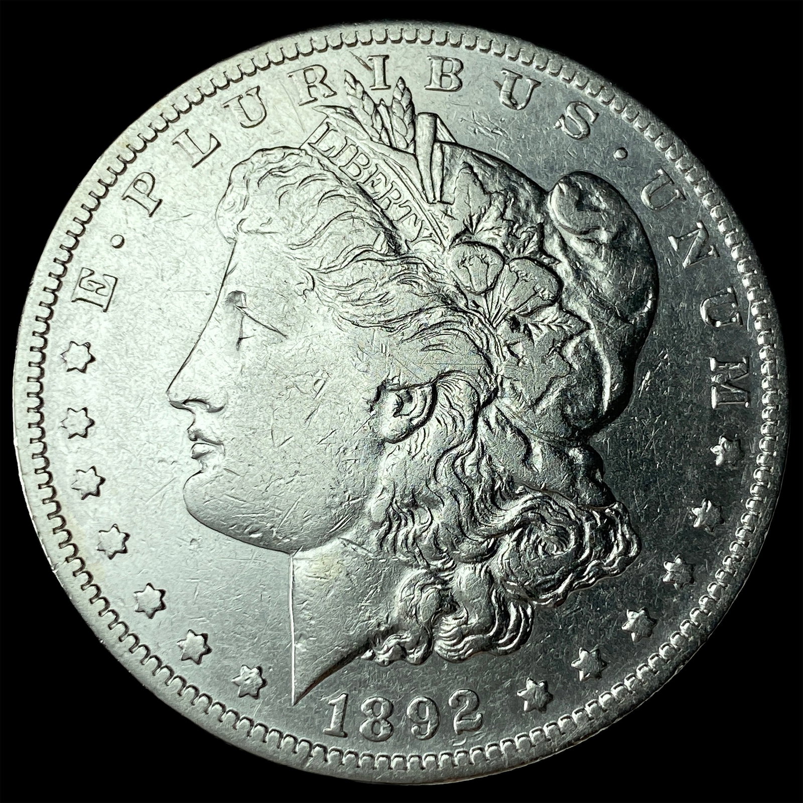 1892-S Silver Morgan Dollar CLOSELY UNCIRCULATED: 1892-S Silver Morgan Dollar CLOSELY UNCIRCULATED