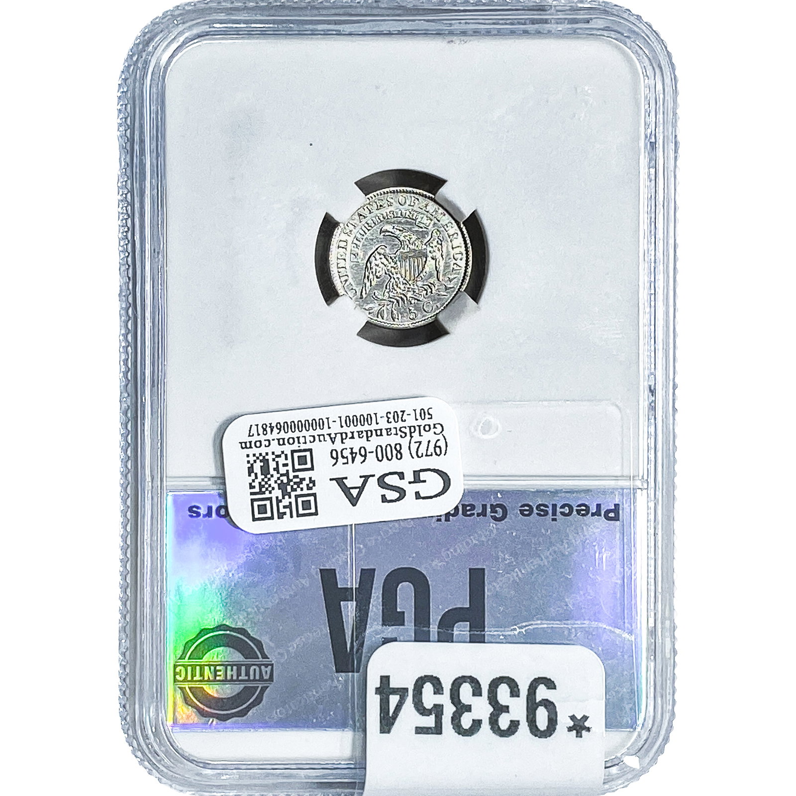 1830 Capped Bust Half Dime PGA MS63 - 2
