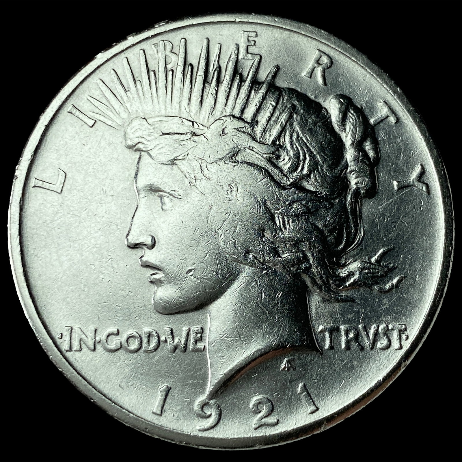 1921 Silver Peace Dollar CHOICE AU: 1921 Silver Peace Dollar CHOICE AU
