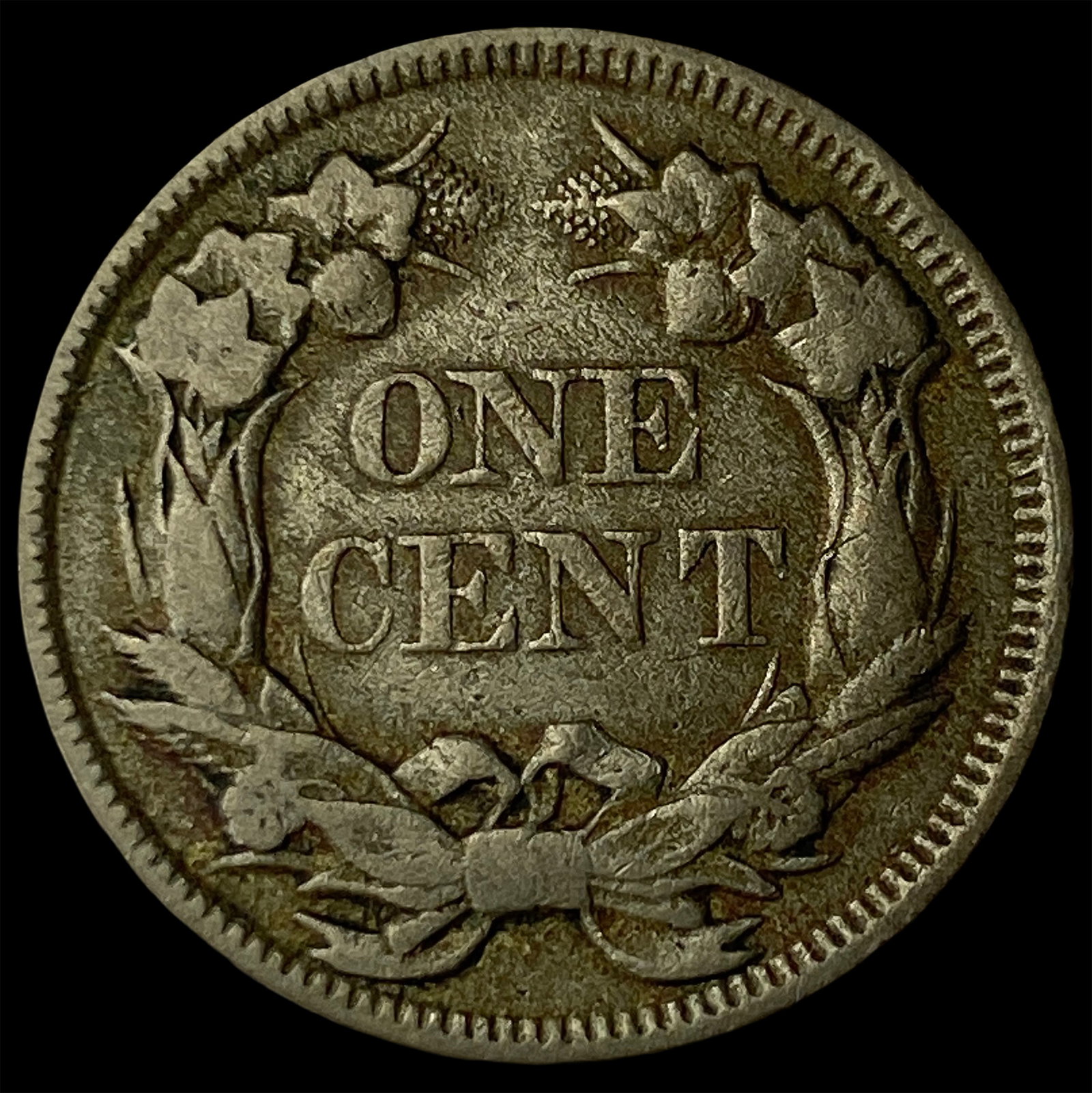 1857 Flying Eagle Cent NEARLY UNCIRCULATED - 2