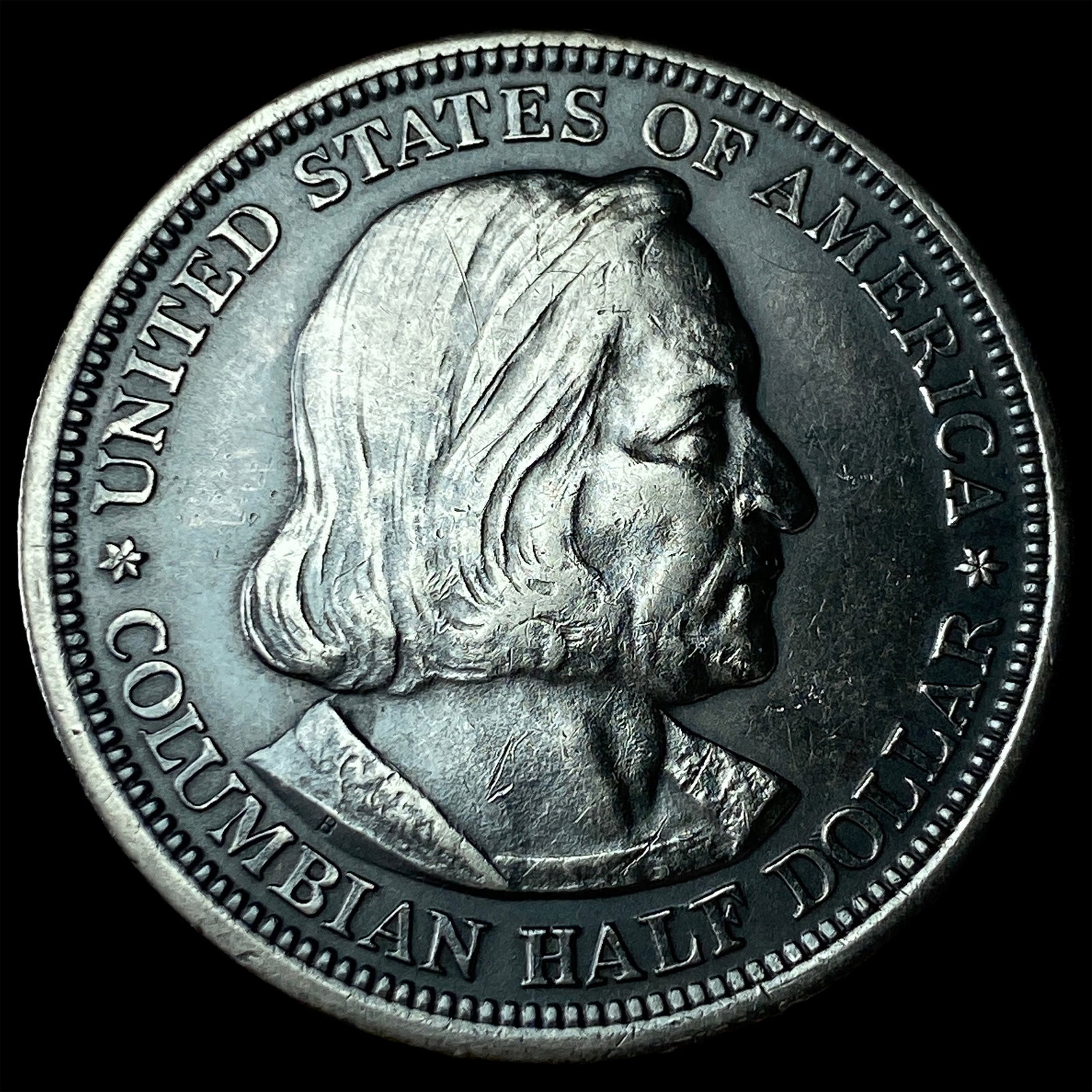 1893 Columbian Exposition Half Dollar CHOICE AU: 1893 Columbian Exposition Half Dollar CHOICE AU