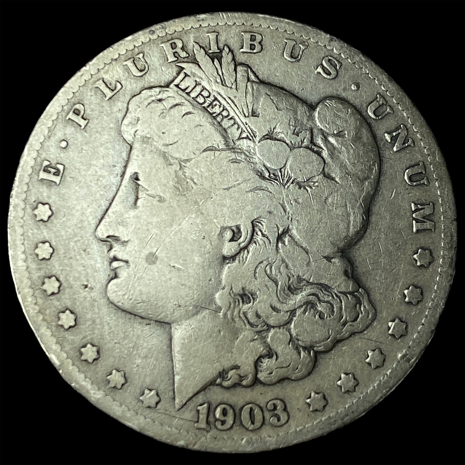 1903-S Silver Morgan Dollar NICELY CIRCULATED: 1903-S Silver Morgan Dollar NICELY CIRCULATED