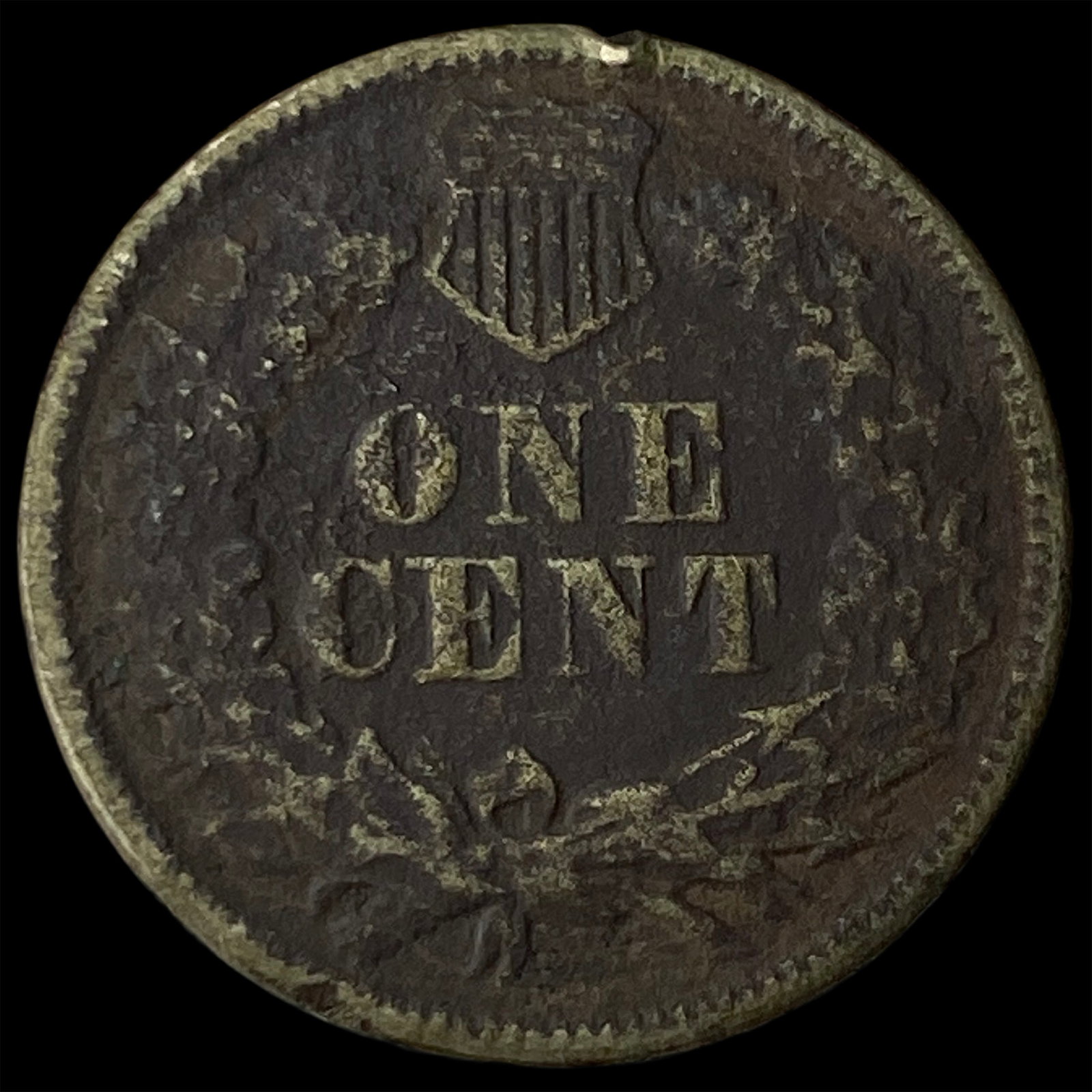 1860 Copper-Nickel Indian Head Cent NEARLY UNCIRCULATED - 2