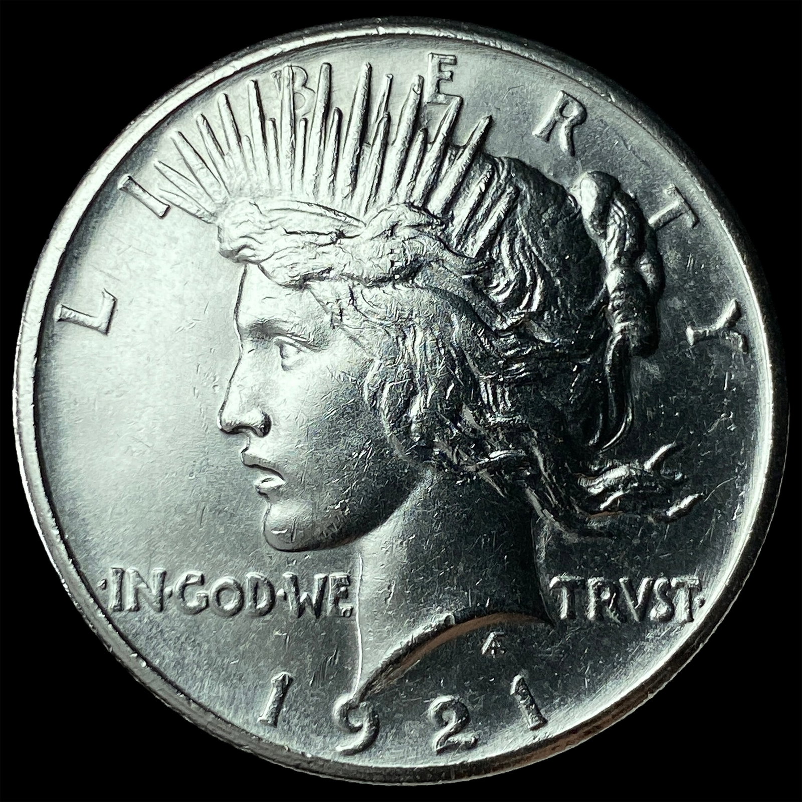 1921 Silver Peace Dollar UNCIRCULATED: 1921 Silver Peace Dollar UNCIRCULATED