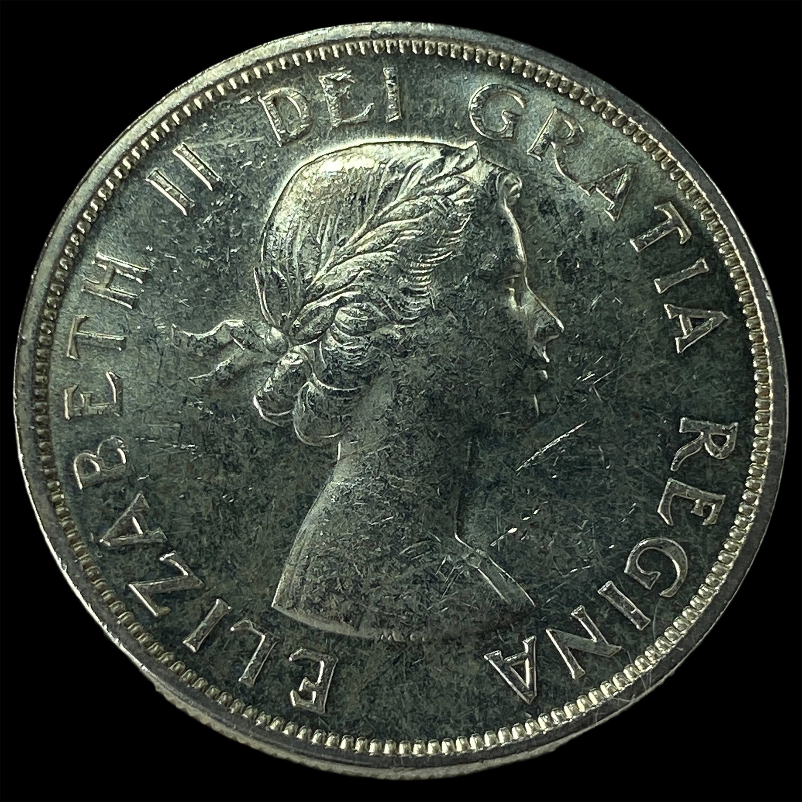 1958 Canada Silver Dollar British Columbia GEM BU: 1958 Canada Silver Dollar British Columbia GEM BU