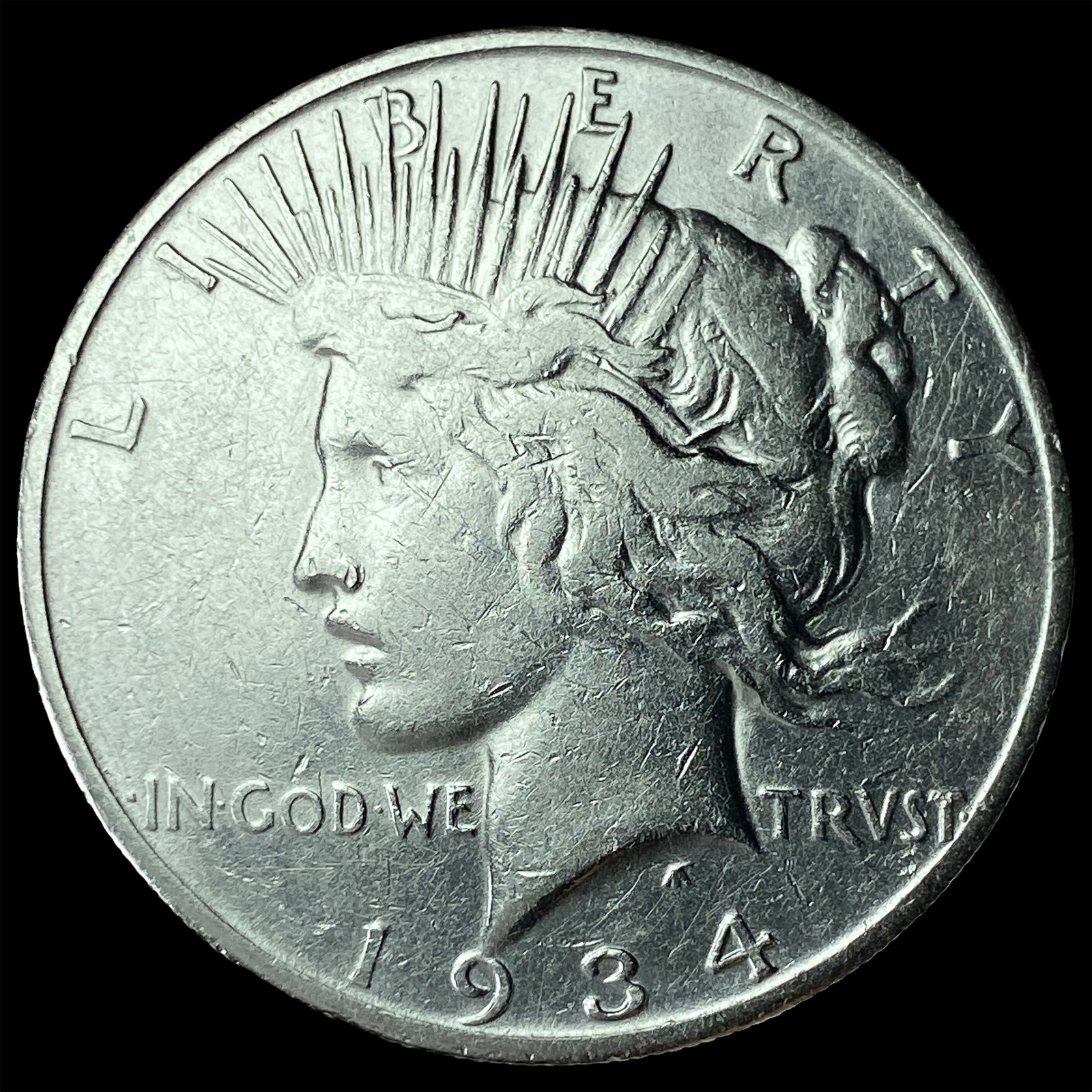1934 Peace Silver Dollar UNCIRCULATED: 1934 Peace Silver Dollar UNCIRCULATED