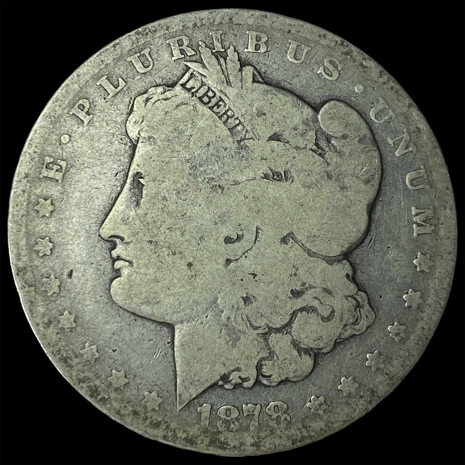 1878-S Silver Morgan Dollar NICELY CIRCULATED: 1878-S Silver Morgan Dollar NICELY CIRCULATED
