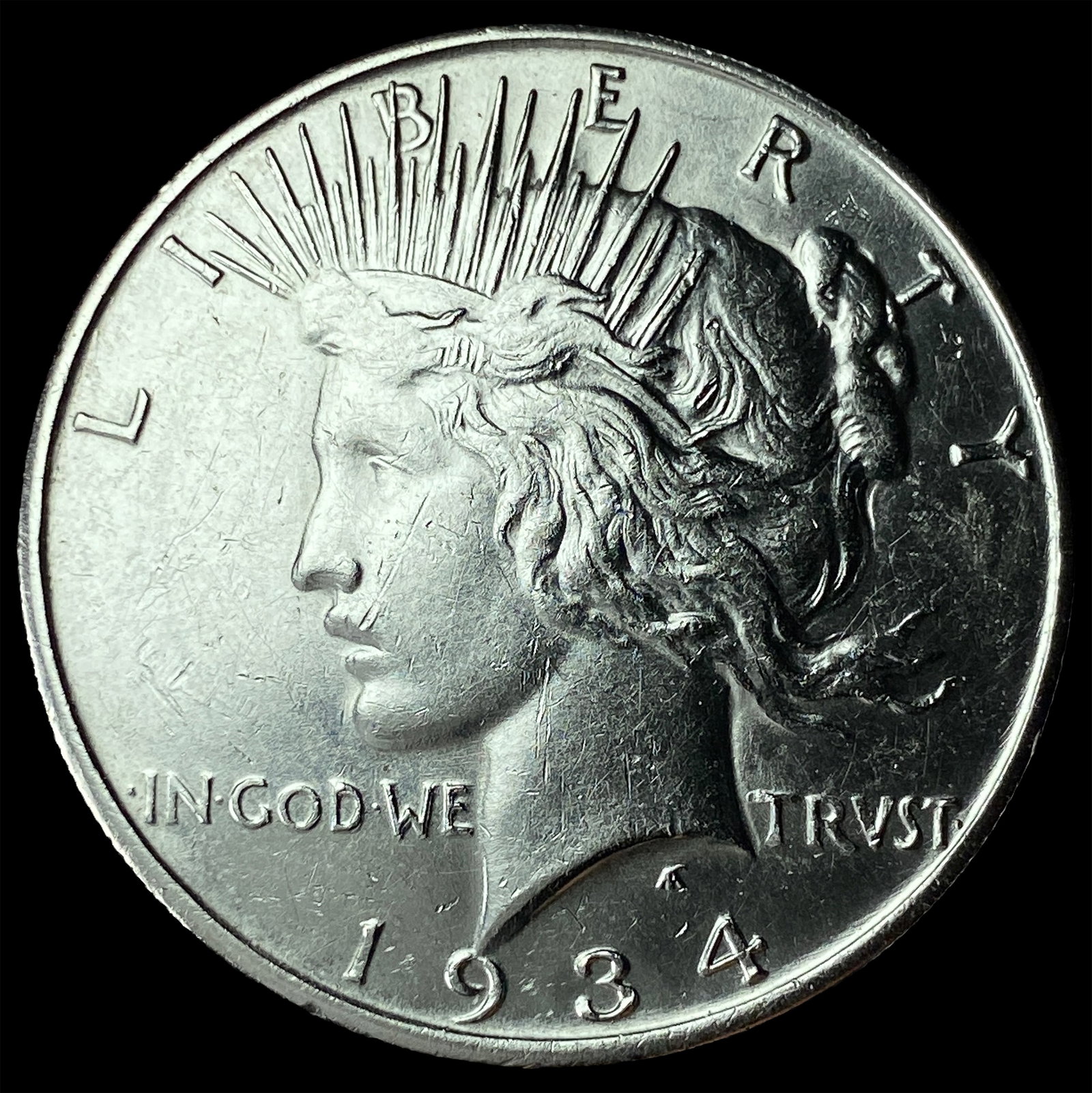 1934-D Silver Peace Dollar UNCIRCULATED: 1934-D Silver Peace Dollar UNCIRCULATED