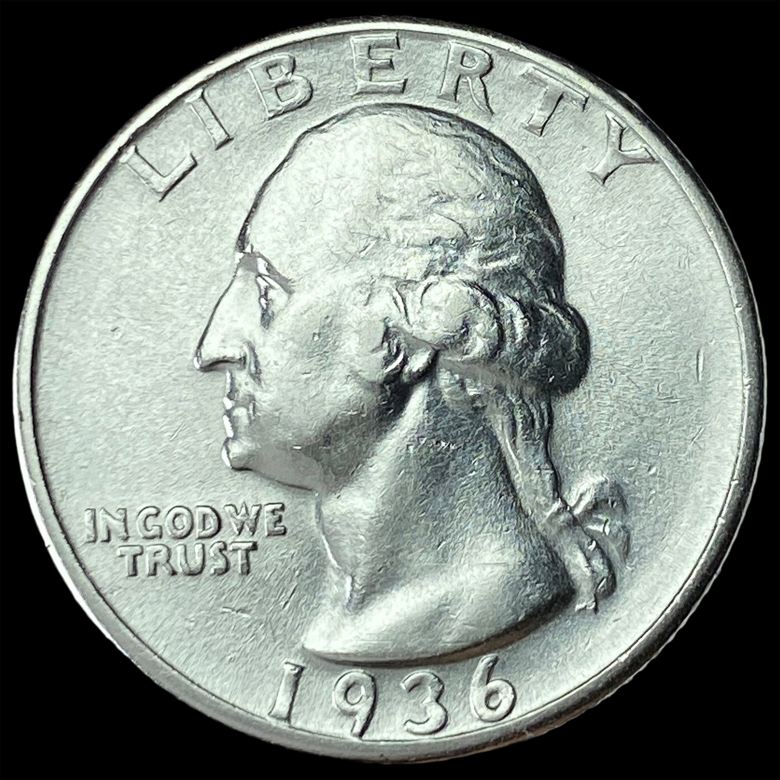 1936 Silver Washington Quarter UNCIRCULATED: 1936 Silver Washington Quarter UNCIRCULATED