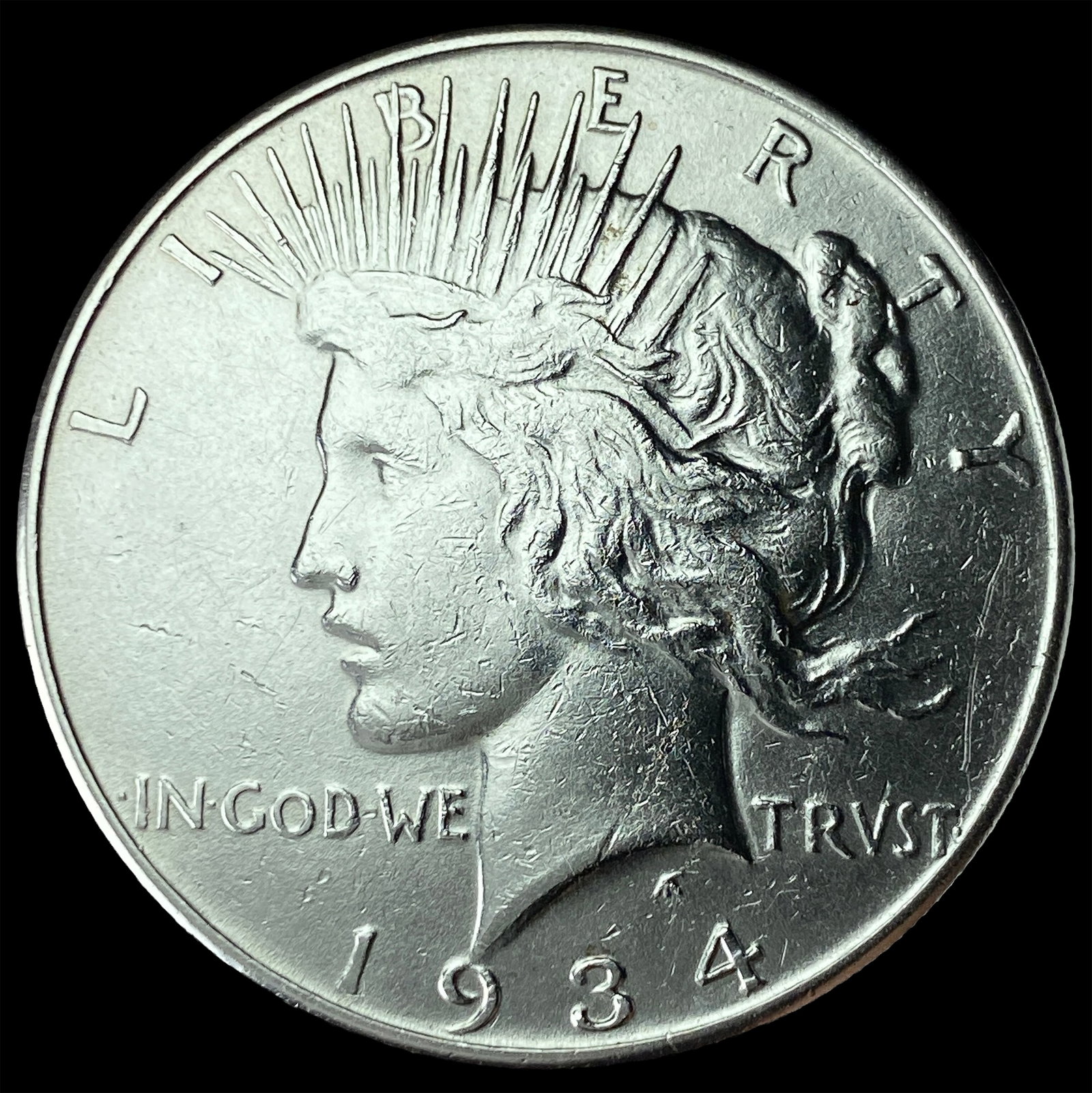 1934 Silver Peace Dollar UNCIRCULATED (1 of 2)