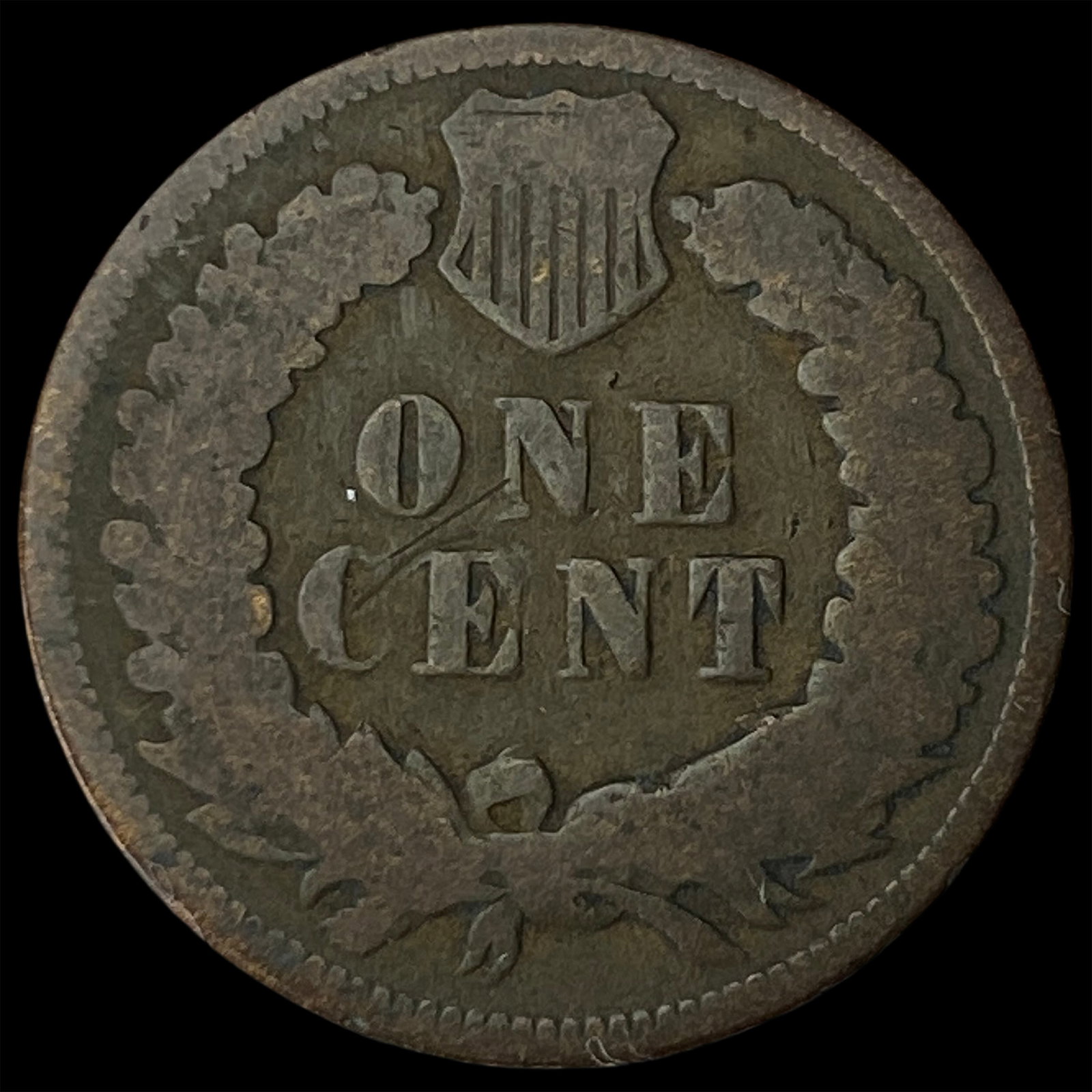 1876 Indian Head Cent LIGHTLY CIRCULATED - 2