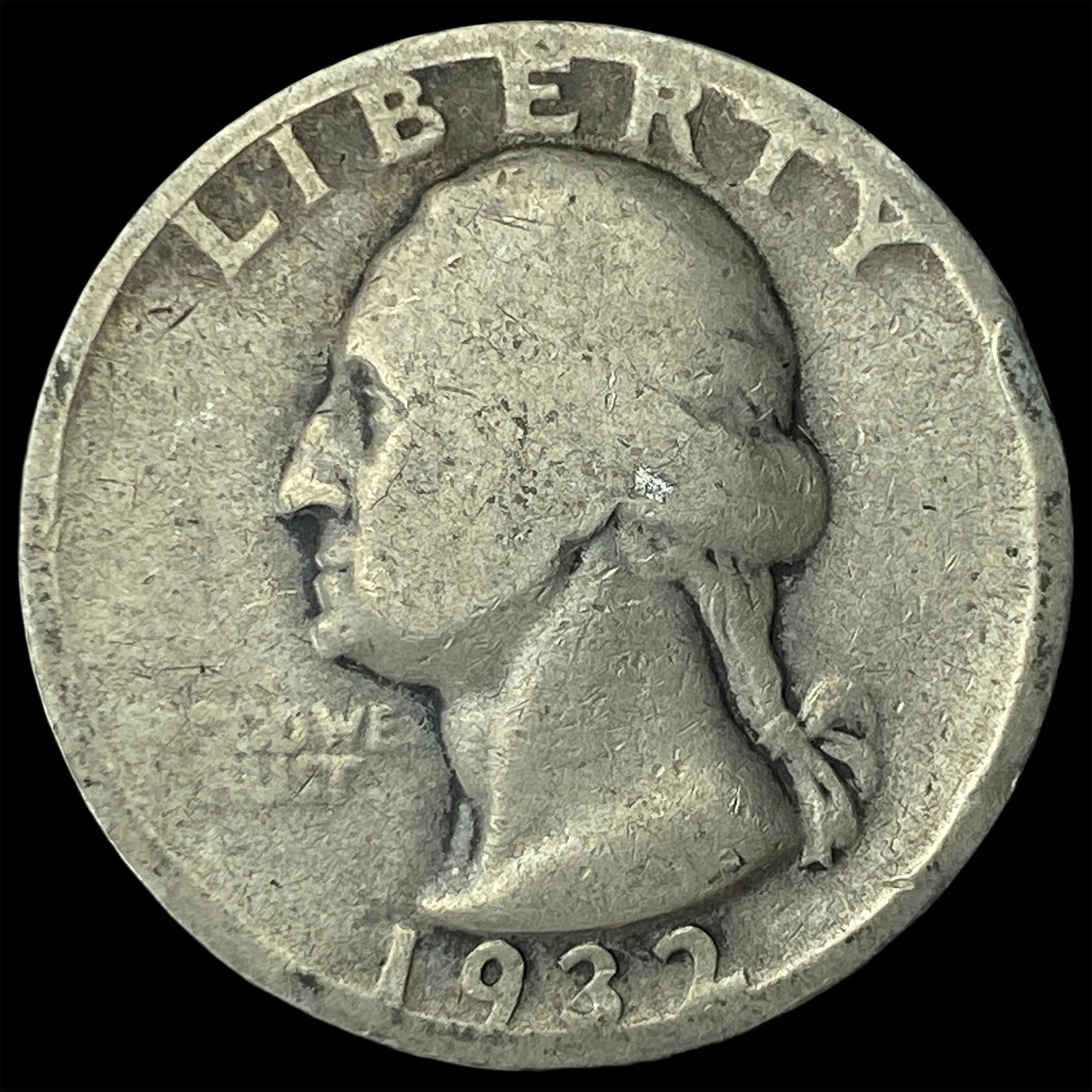 1932-D Silver Washington Quarter LIGHTLY CIRCULATED: 1932-D Silver Washington Quarter LIGHTLY CIRCULATED