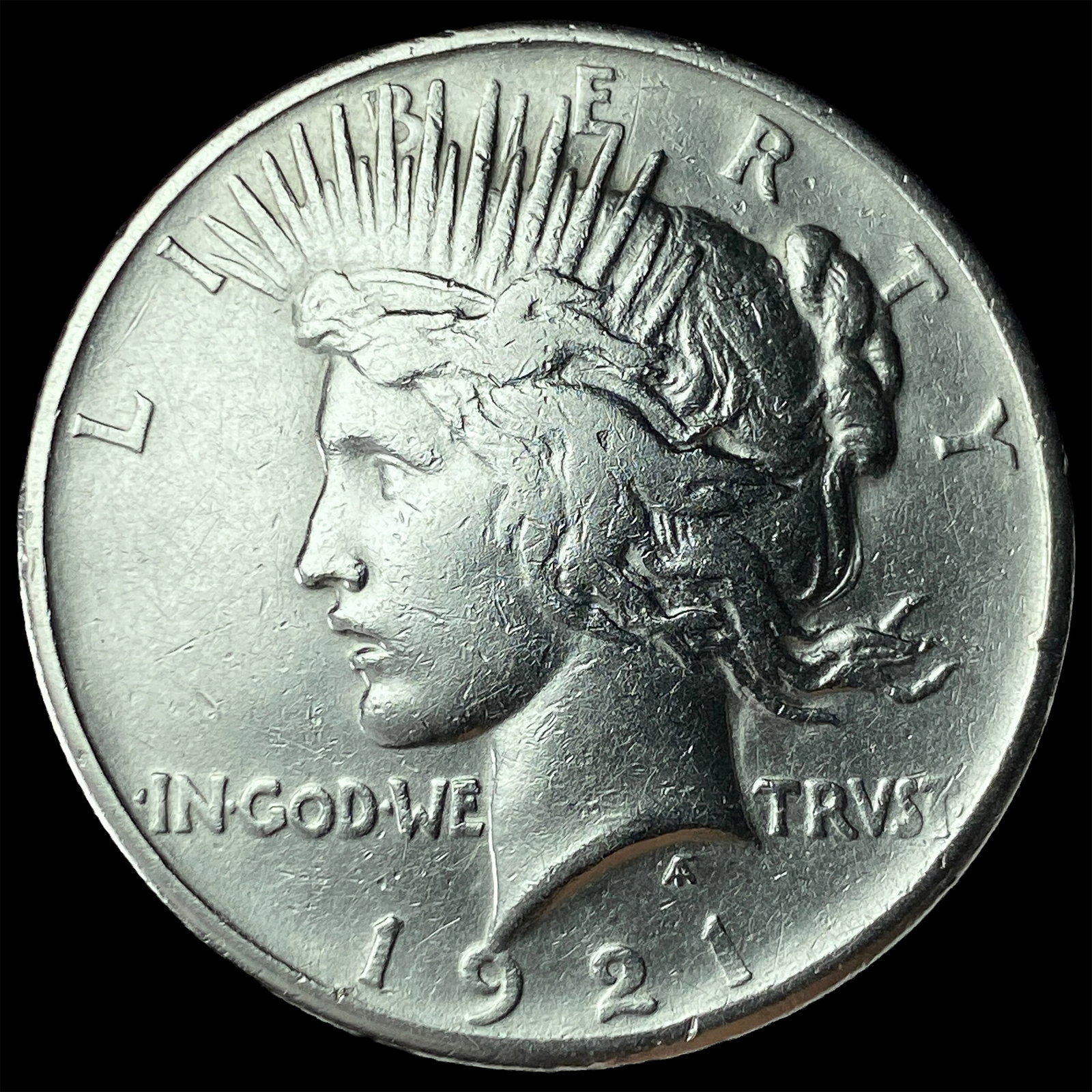 1921 Silver Peace Dollar UNCIRCULATED: 1921 Silver Peace Dollar UNCIRCULATED