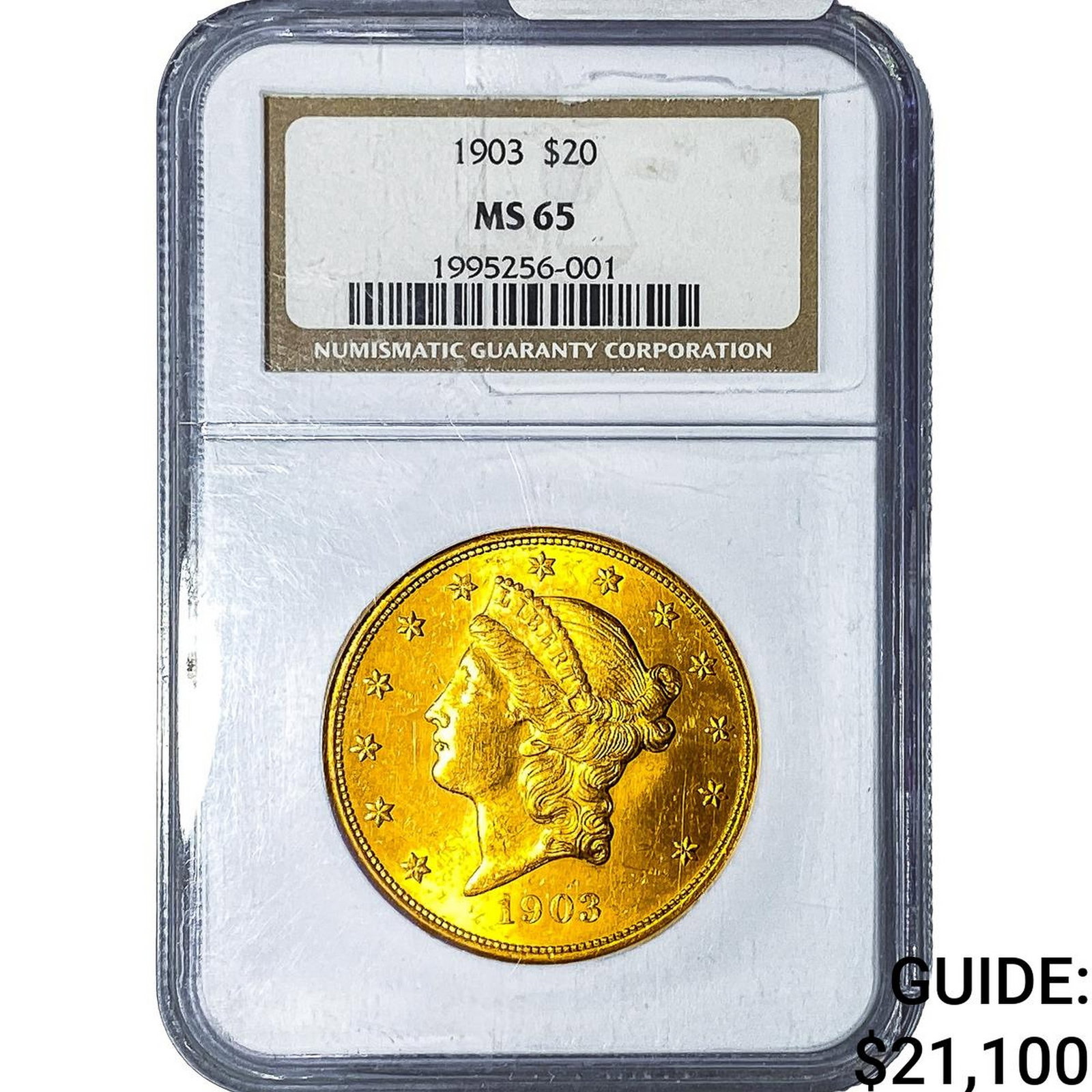 1903 $20 Gold Double Eagle NGC MS65 (1 of 4)
