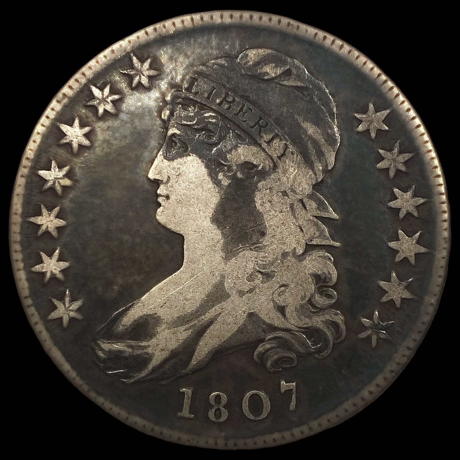 1807 50/20 Capped Bust Half Dollar (1 of 2)